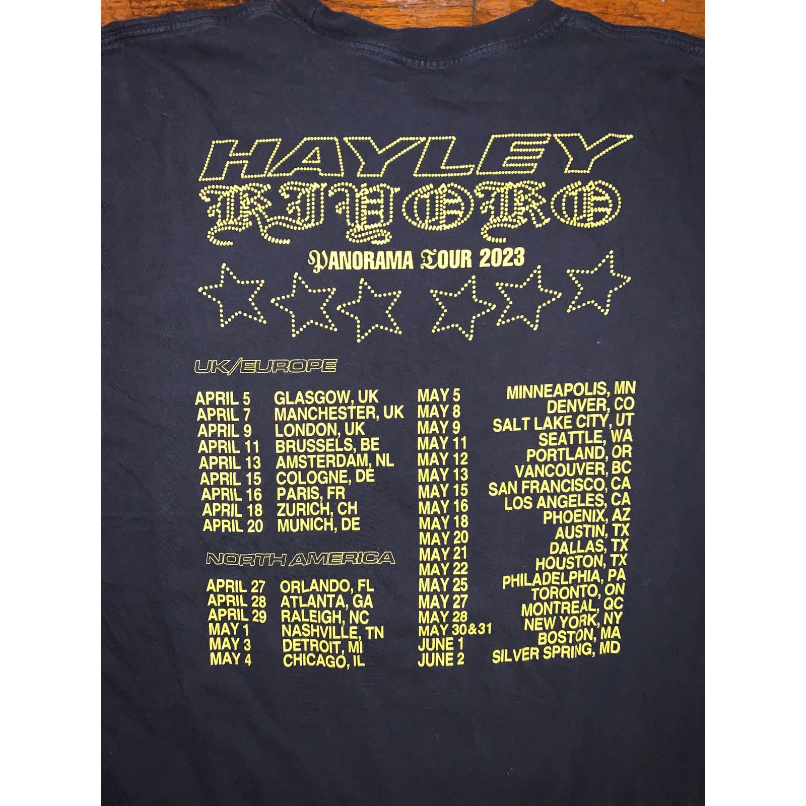 Band Tees Hayley Kiyoko Panorama Tour 2023 T Shirt XL Black Size US XL / EU 56 / 4 - 2 Thumbnail