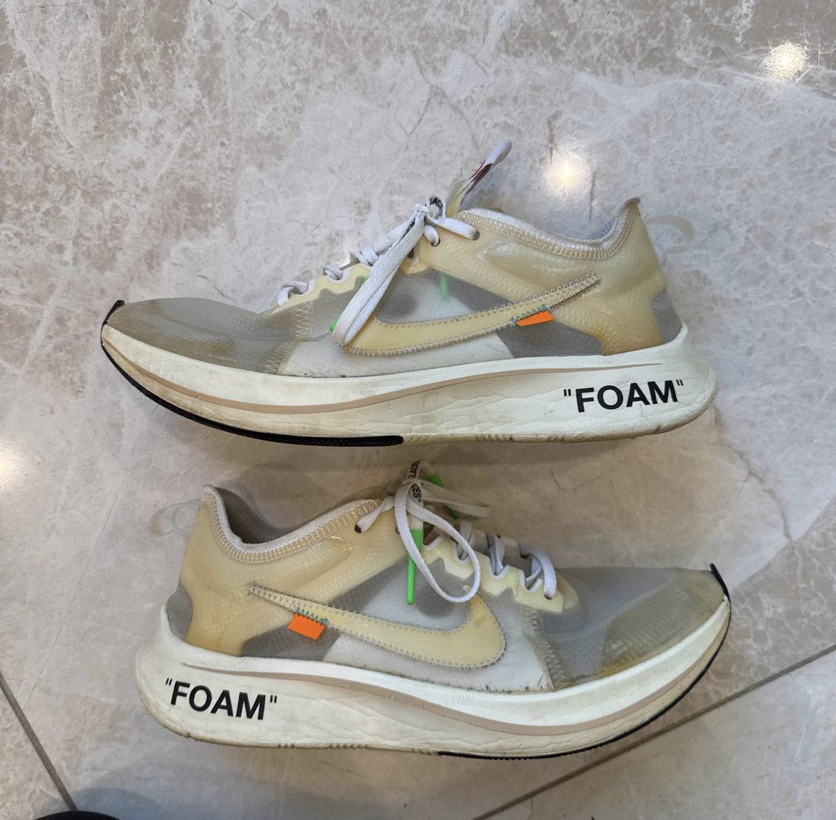 Nike × Off-White Off White x Nike Zoom Fly SP 'The Ten' Size US 11.5 / EU 44-45 - 1 Thumbnail