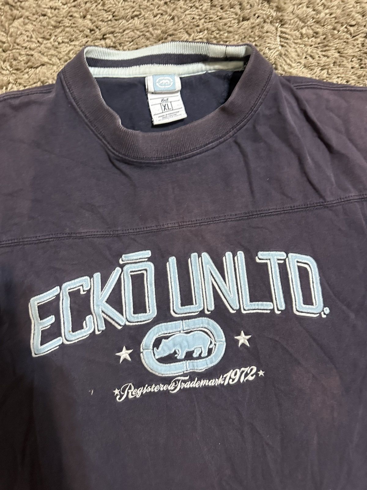 Ecko Unltd. Vintage Ecko Unlimited “triple blue” shirt 00s size xl Size US XL / EU 56 / 4 - 2 Thumbnail
