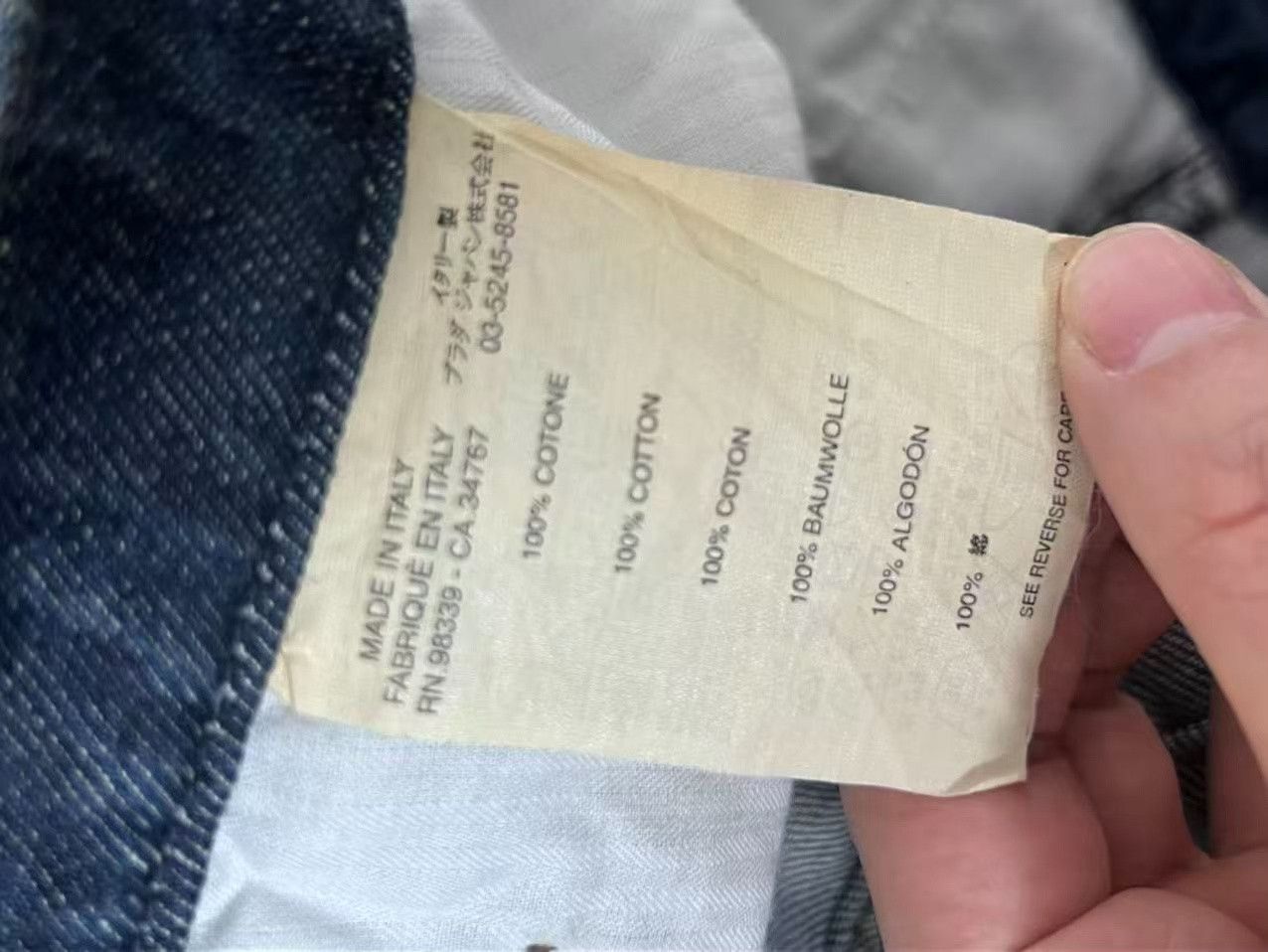 Prada Prada Jeans Size 50 Size US 34 / EU 50 - 4 Thumbnail