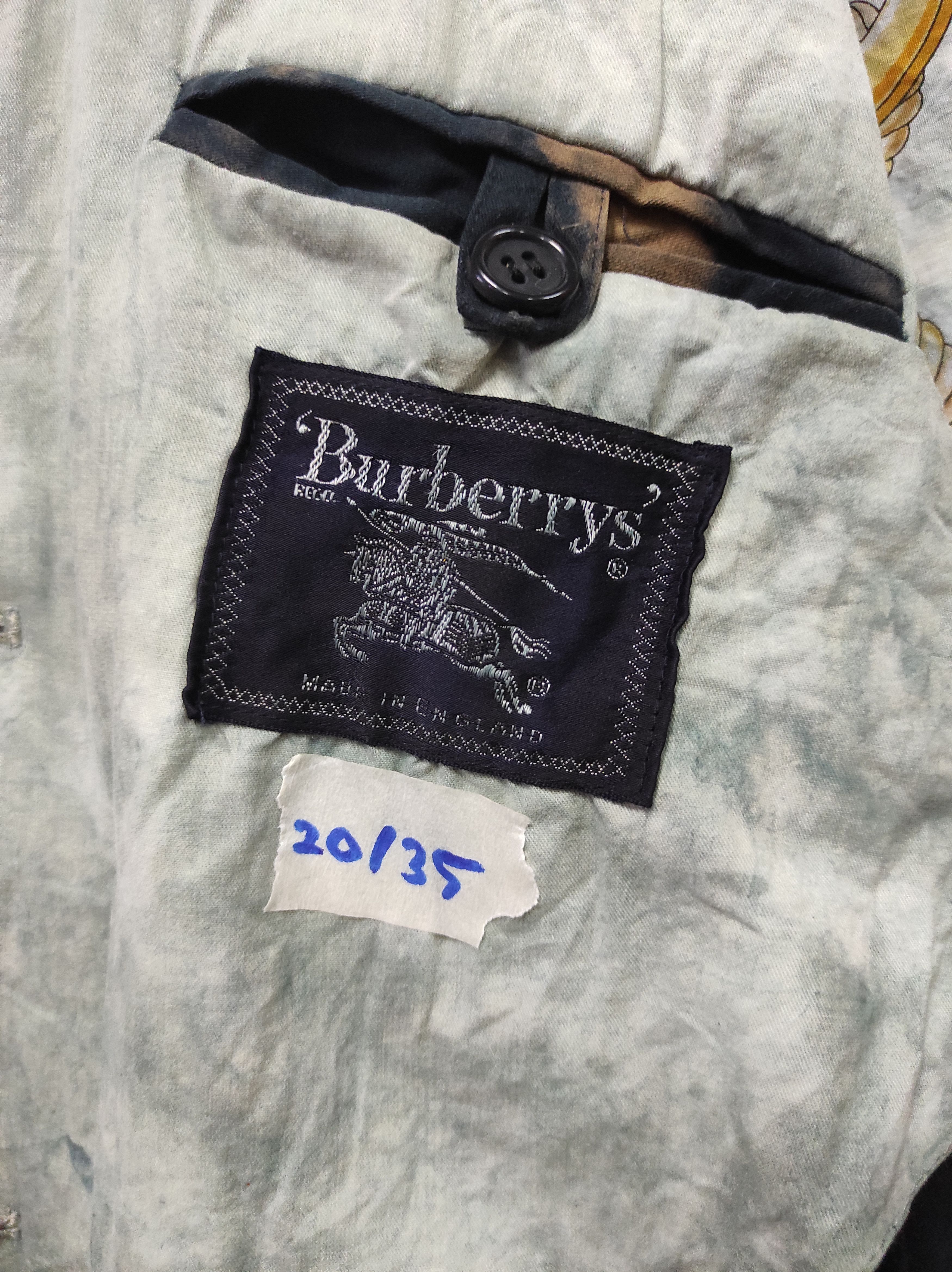 Burberry × Vintage BURBERRY VTG COAT OVERCOAT TIE DYE Size M / US 6-8 / IT 42-44 - 8 Thumbnail