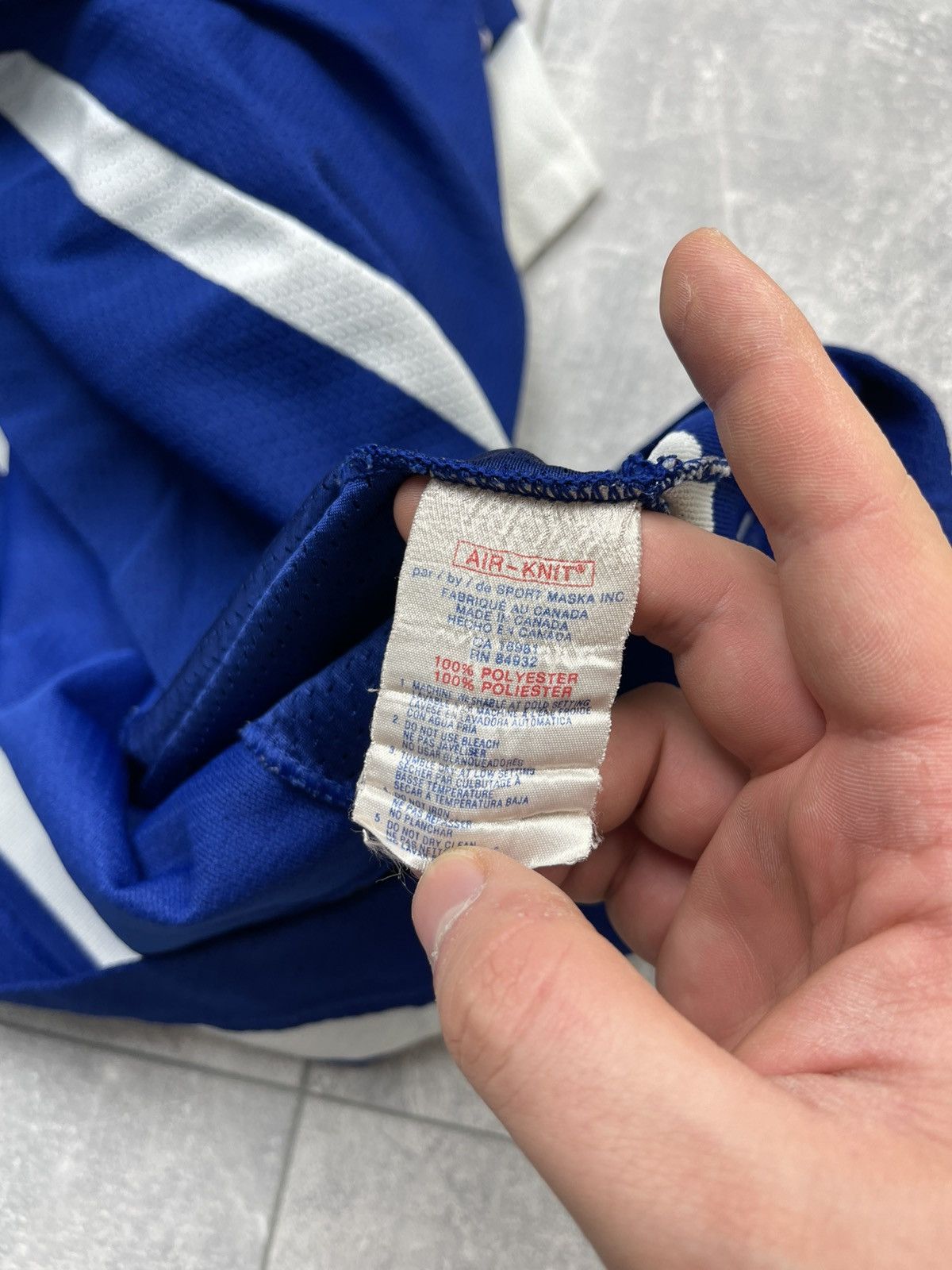 NHL Vintage 90s Koho Toronto Maple Leafs NHL Blanked Jersey Size US L / EU 52-54 / 3 - 5 Thumbnail