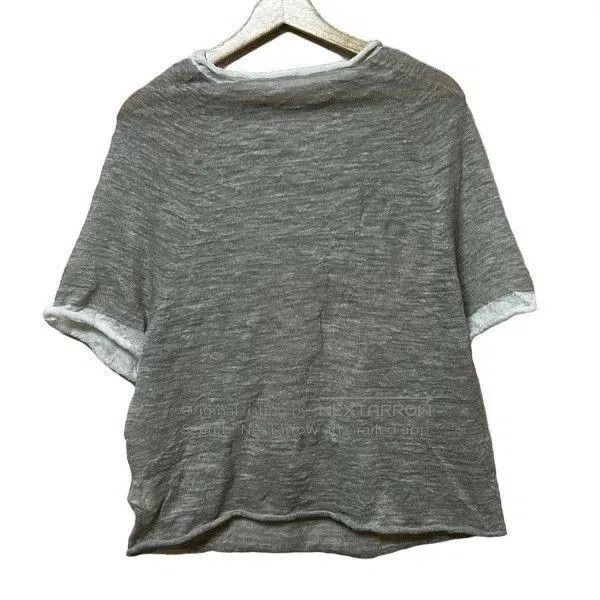 Other Y's Gray and White Women's Knit T. Size M / US 6-8 / IT 42-44 - 2 Thumbnail
