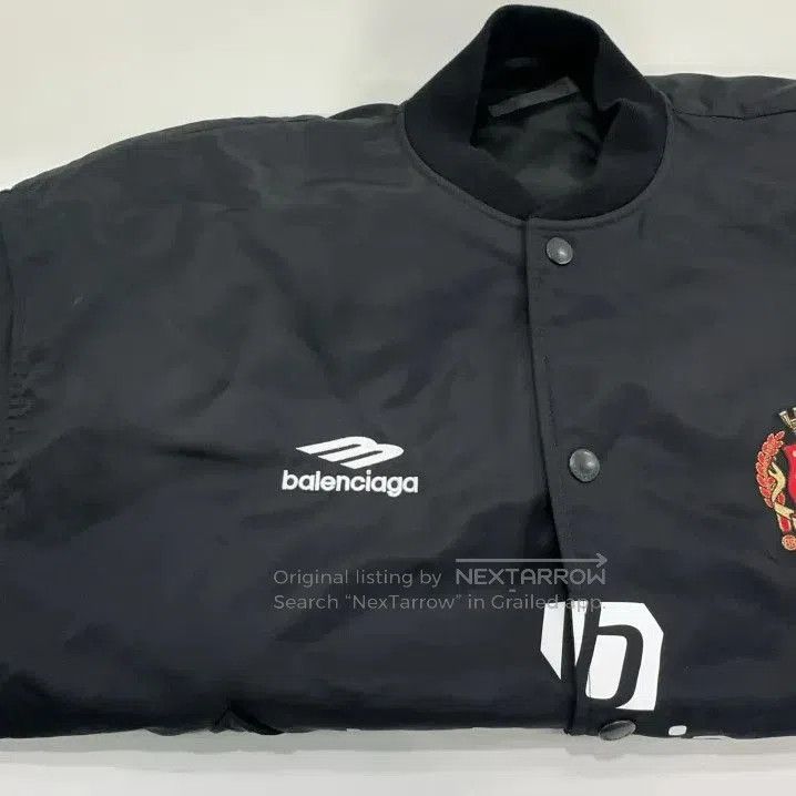 Balenciaga Balenciaga Black Soccer Team Jacket for Men. Size US M / EU 48-50 / 2 - 3 Thumbnail