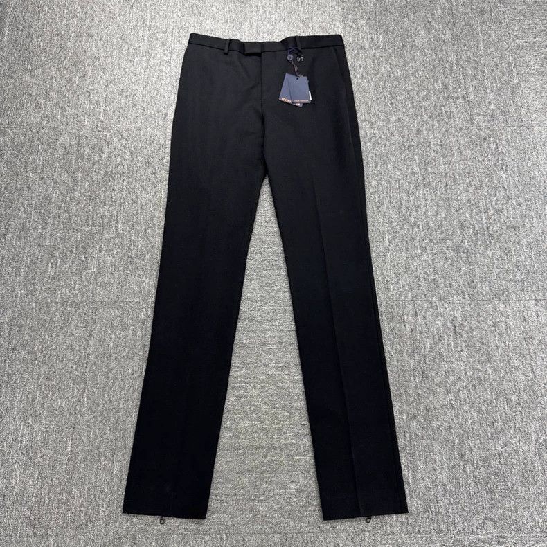Louis Vuitton Black Wool Casual Pants - dmc
