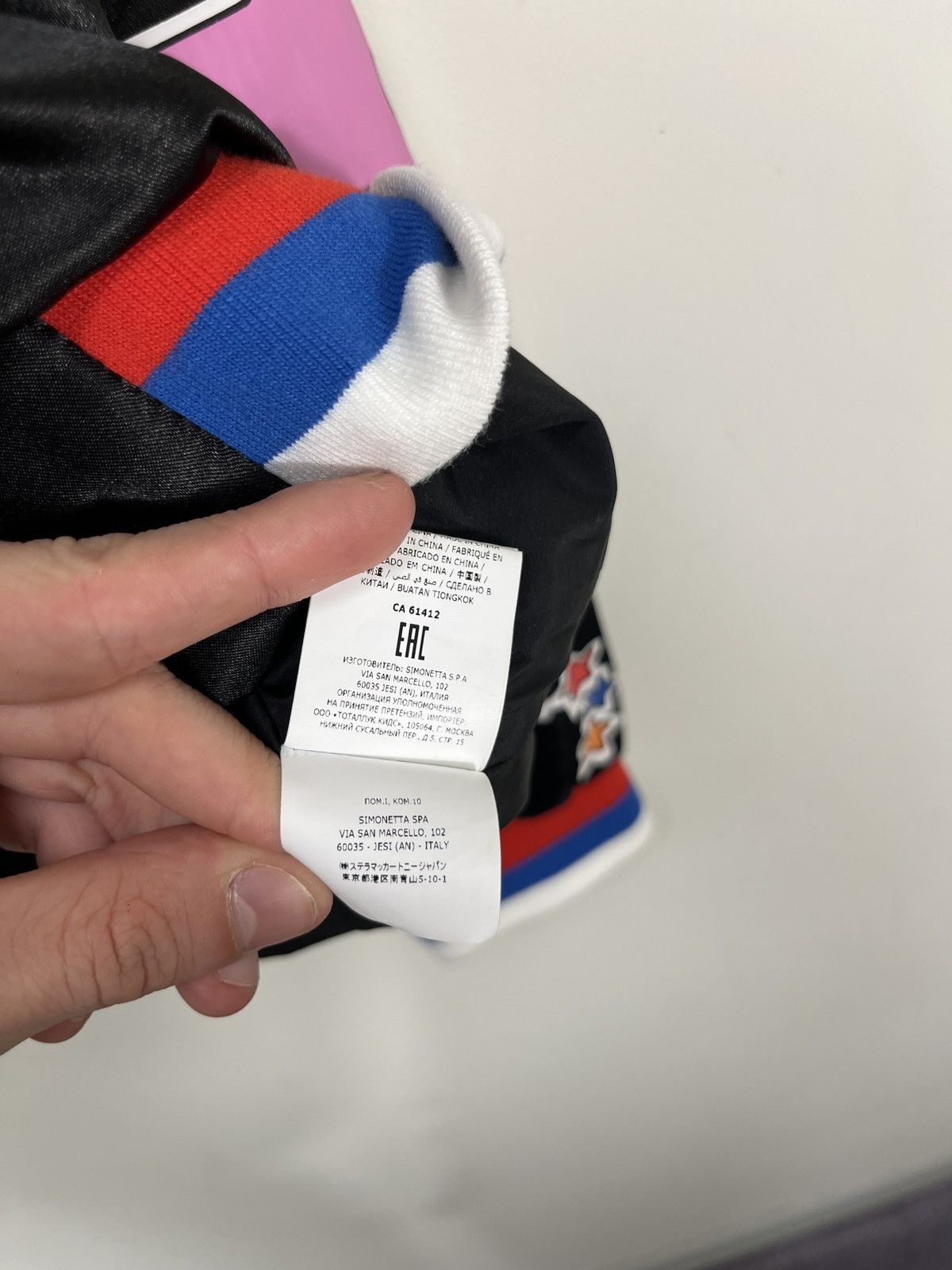 Other Stella McCartney Women’s Big Logo Black Luxury Bomber Jacket Size XS / US 0-2 / IT 36-38 - 19 Thumbnail
