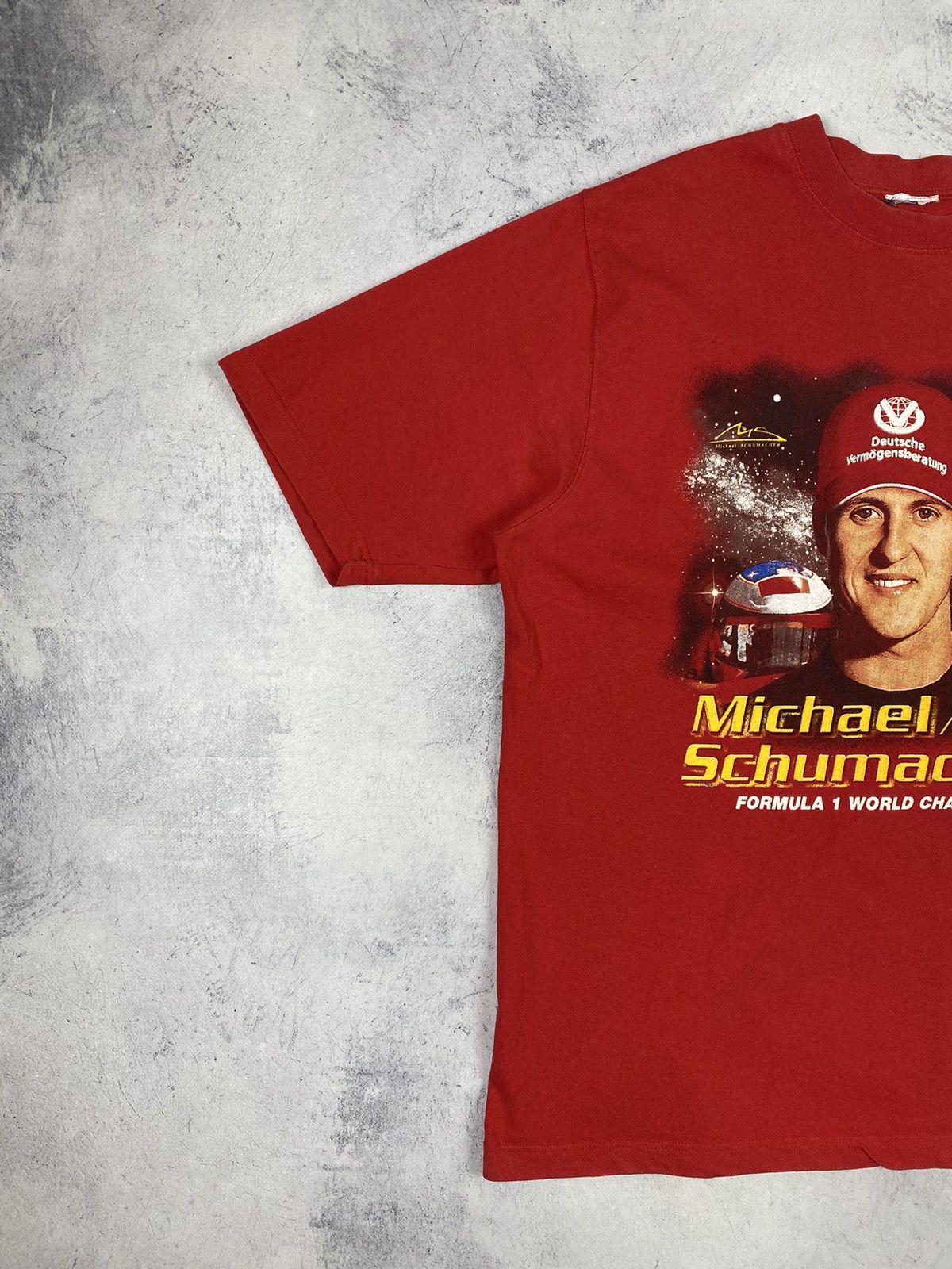 Vintage 2000s Michael Schumacher F1 World Champion T Shirt