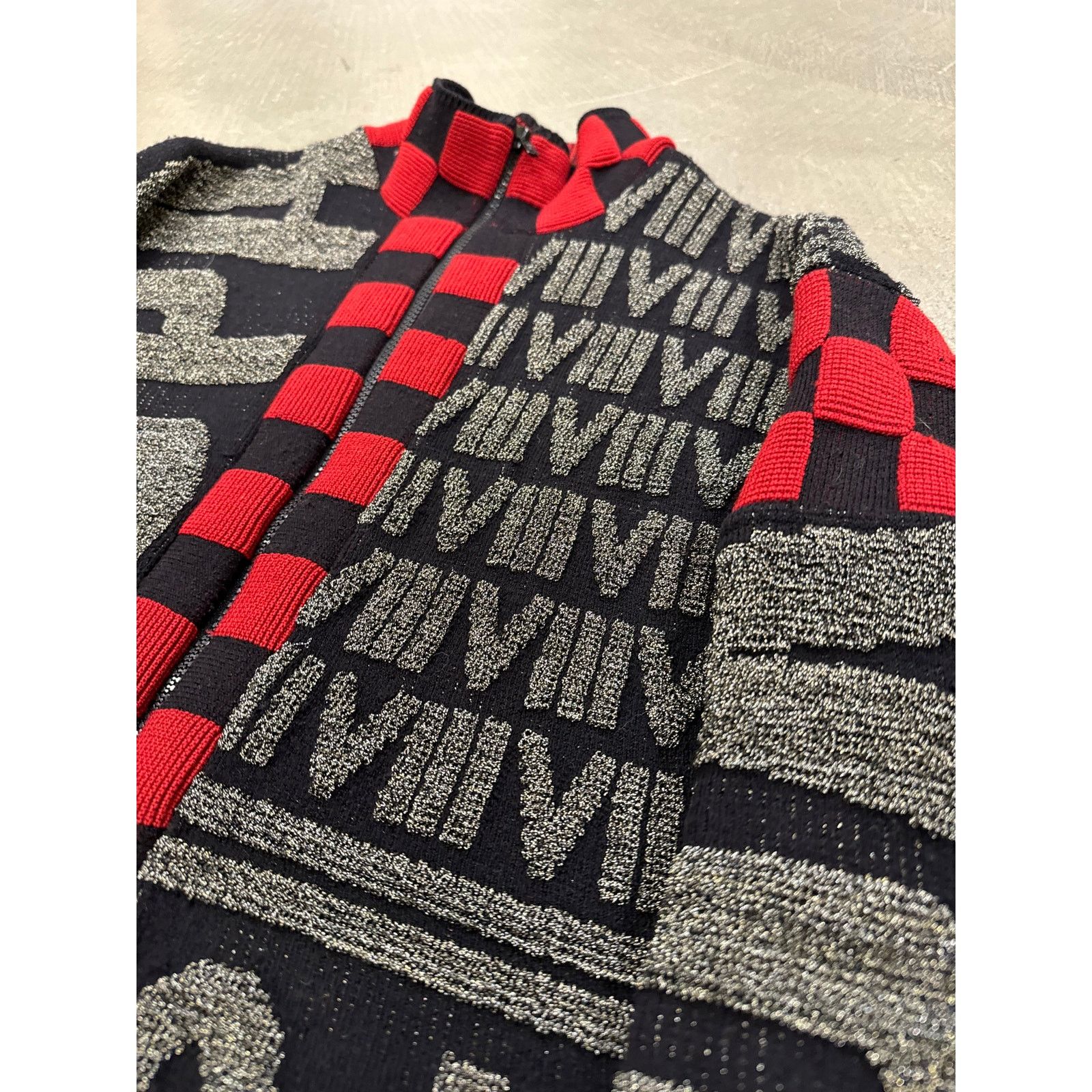 Jean Paul Gaultier A/W1986 Jean Paul Gaultier 'Russian Contructivist' cardigan Size US M / EU 48-50 / 2 - 3 Thumbnail