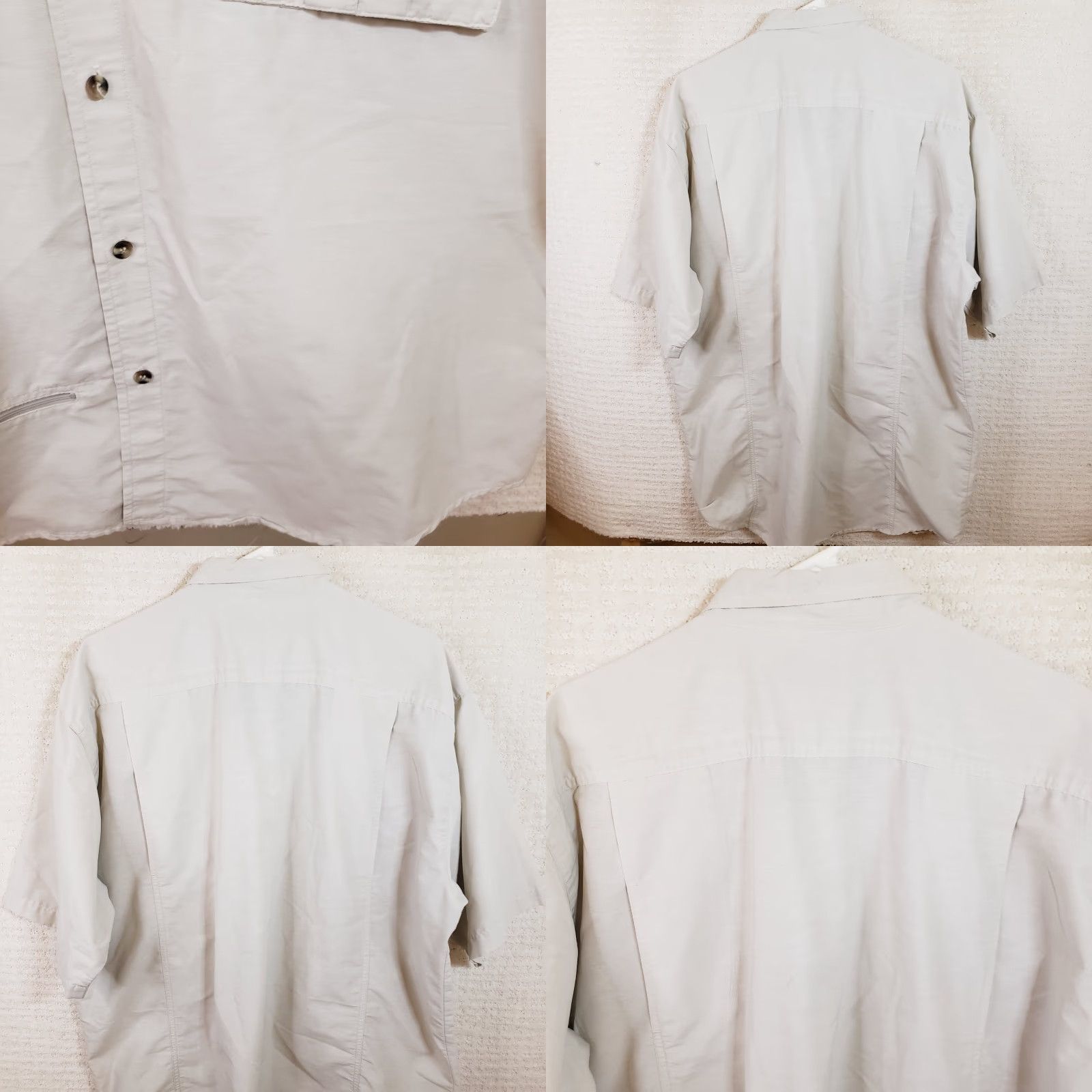 Vintage VINTAGE Sportif USA Men’s Beige Short Sleeve Button Up Vented Fishing Shirt XL Beige Shirt Mens Regular - Size US XL / EU 56 / 4 - 8 Thumbnail