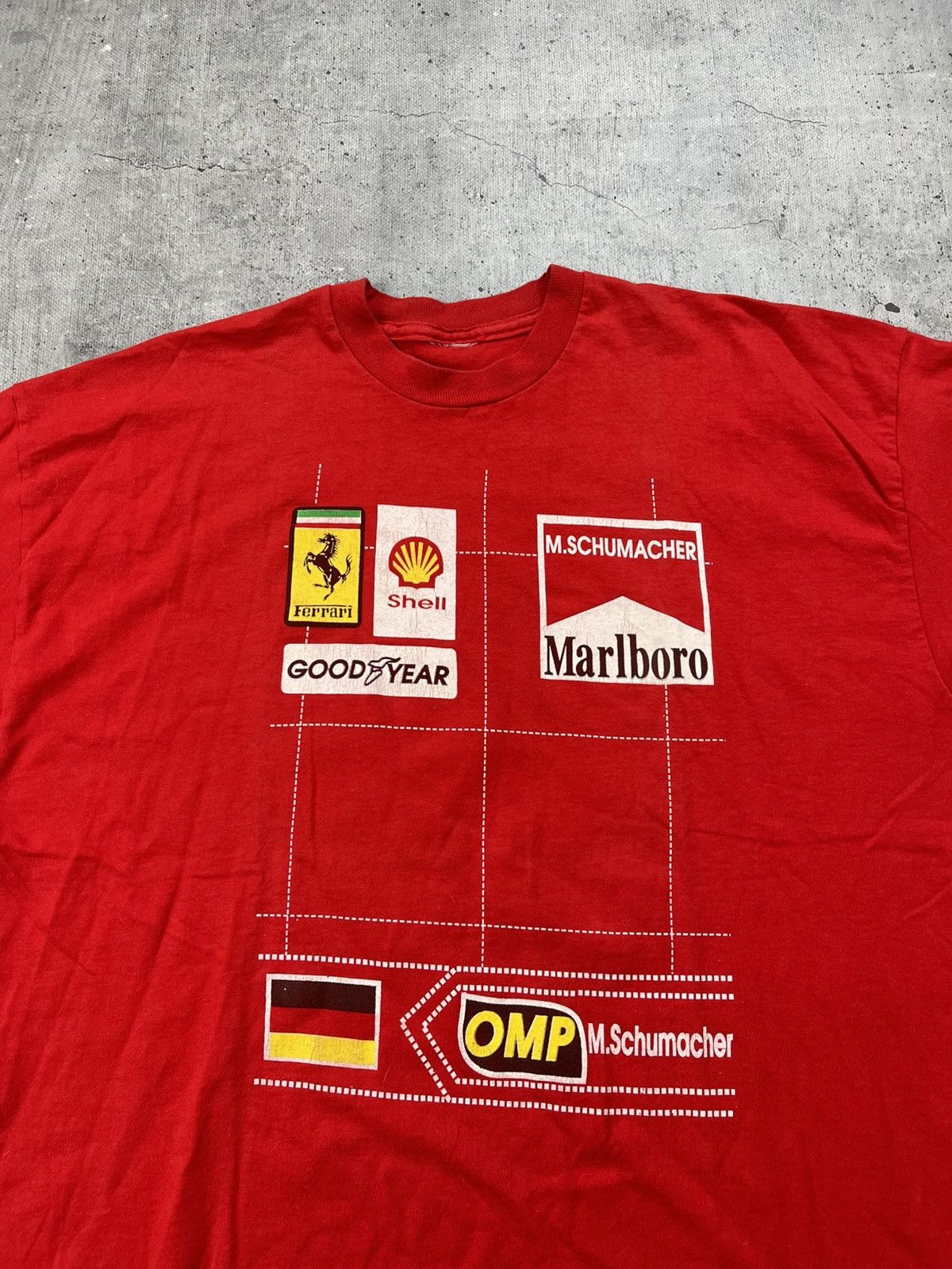 Ferrari × Marlboro × Vintage Vintage Michael Schumacher Ferrari Marlboro Racing T-Shirt Size US XXL / EU 58 / 5 - 2 Thumbnail