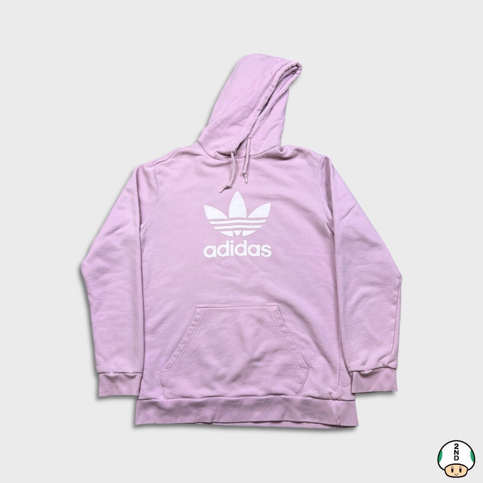 Adidas × Vintage Adidas Hoodie Originals Trefoil Pullover Hooded Sweatshirt Size M / US 6-8 / IT 42-44 - 1 Thumbnail