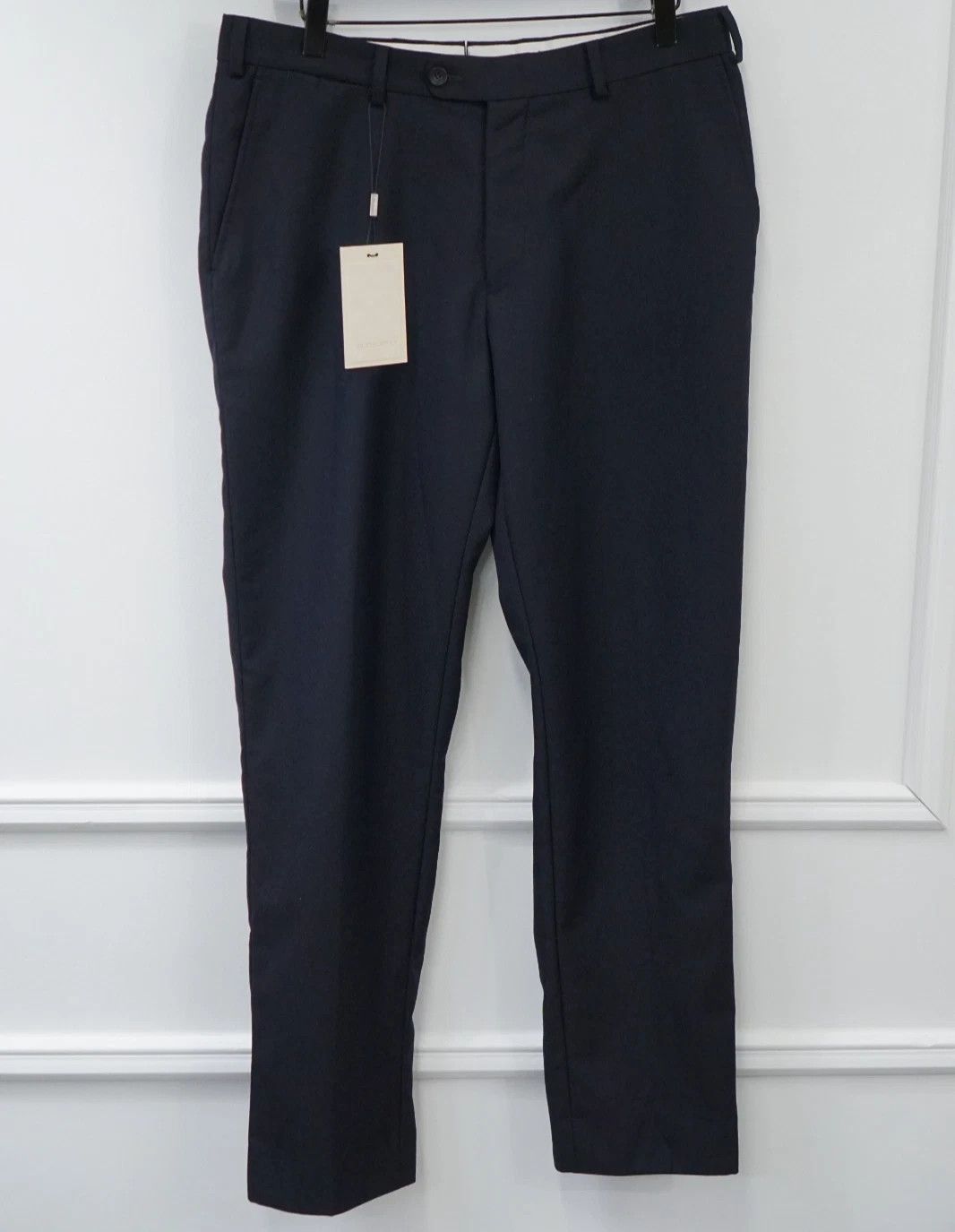 Suitsupply Men Suitsupply Pants Navy Blue Wool Brescia Size UK/US38 Size 38R - 1 Thumbnail