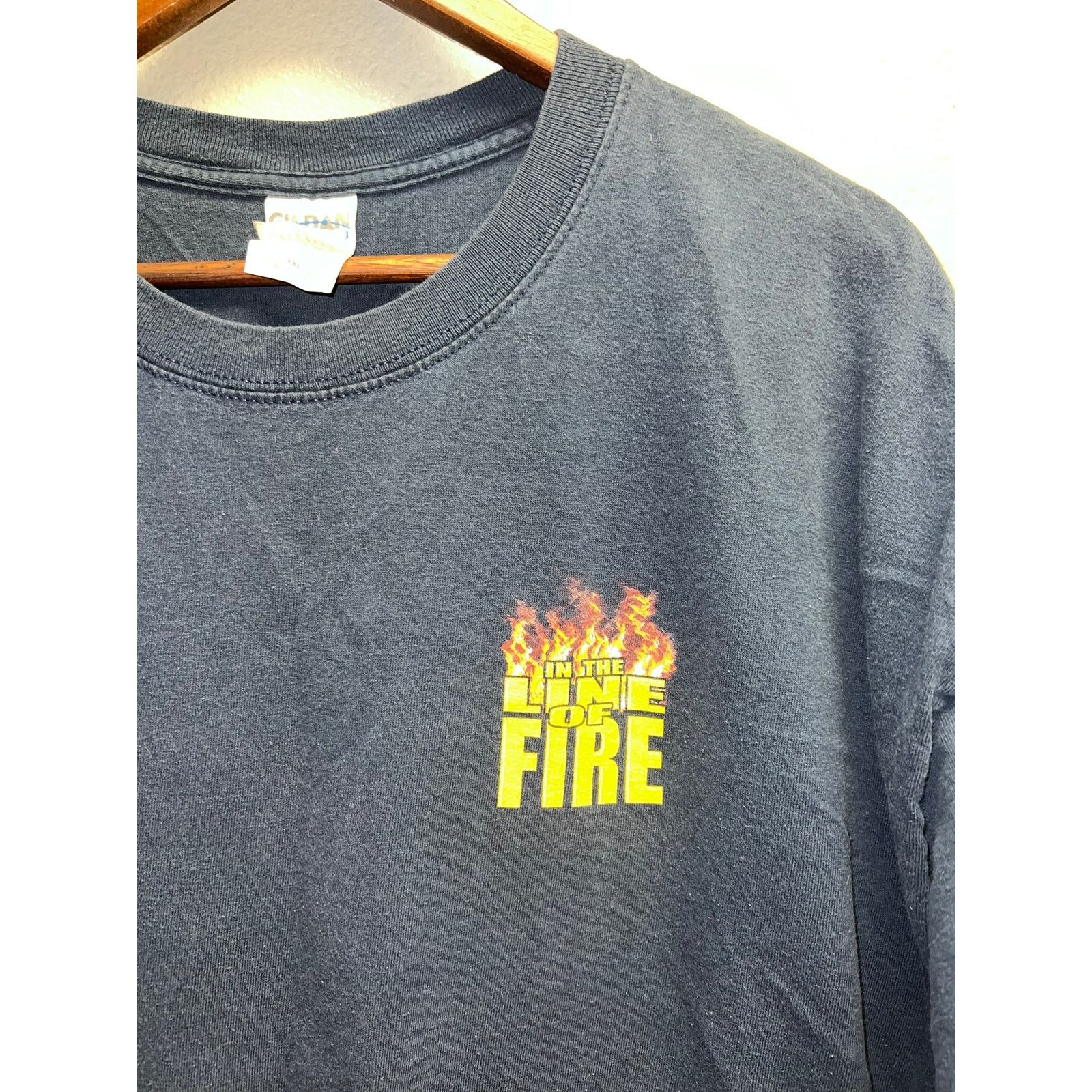 Gildan Vintage Firefighter Shirt I Save Lives For A Living Blue Tee Size US XXL / EU 58 / 5 - 3 Thumbnail