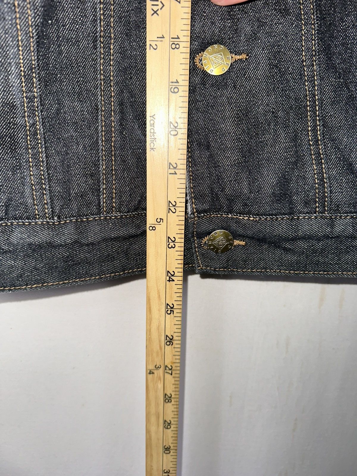 Other Red Diamond Sherpa-Lined Denim Trucker Jacket - Small Size S / US 4 / IT 40 - 7 Thumbnail
