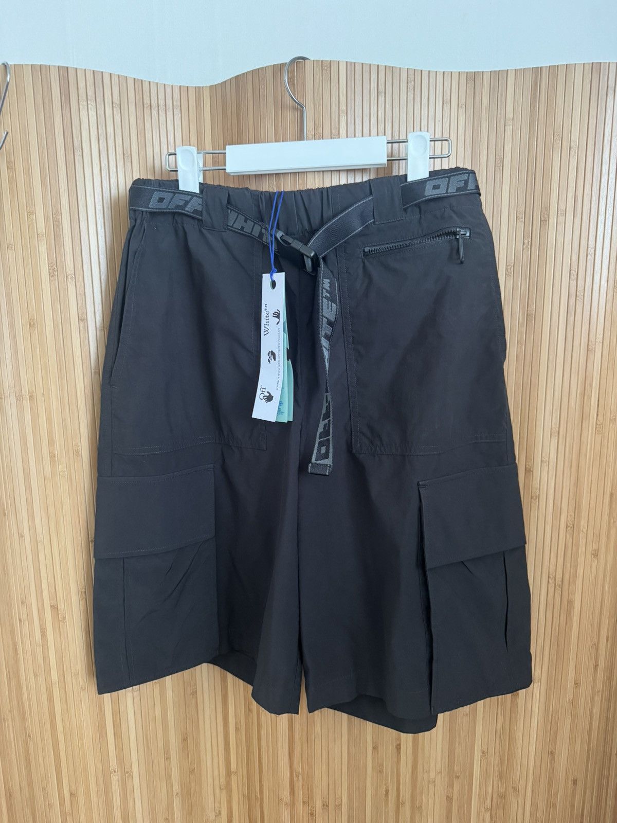 Off-White Off-White Industrial Cargo Shorts Black 32 Size US 32 / EU 48 - 11 Thumbnail