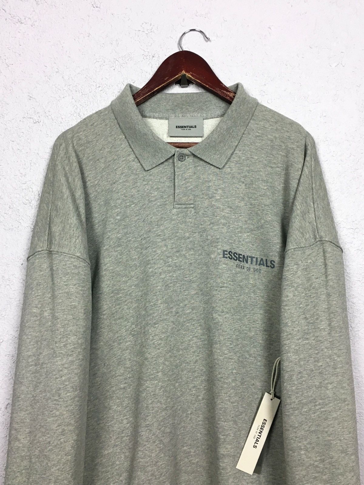 Essentials × FOG × Fear of God polo crewneck FOG ESSENTIALS Fear Of God sweatshirt hoodie Size US L / EU 52-54 / 3 - 3 Thumbnail