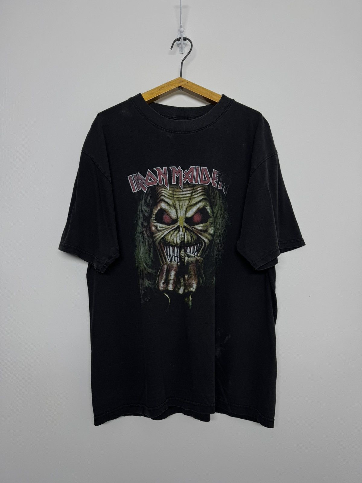 Iron Maiden Vtg Iron Maiden Band T Shirt Best Of The Beast Eddie 90s Size US M / EU 48-50 / 2 - 7 Thumbnail