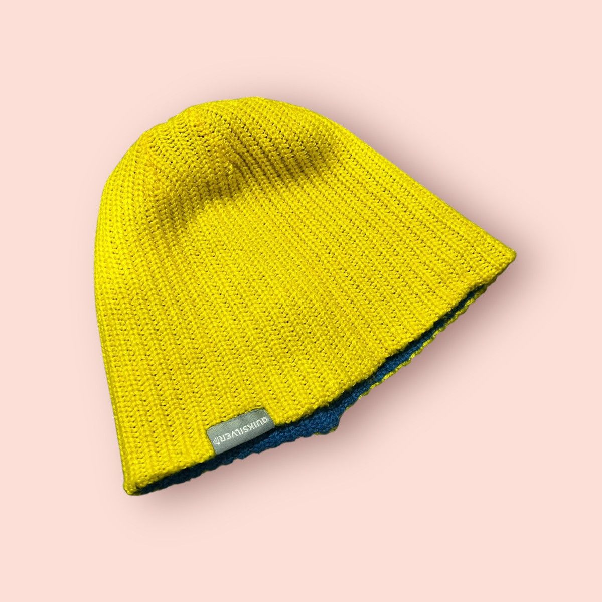 Quiksilver × Vintage VINTAGE QUIKSILVER DOUBLE LAYER STRIPED KNITTED BEANIE Size ONE SIZE - 24 Thumbnail