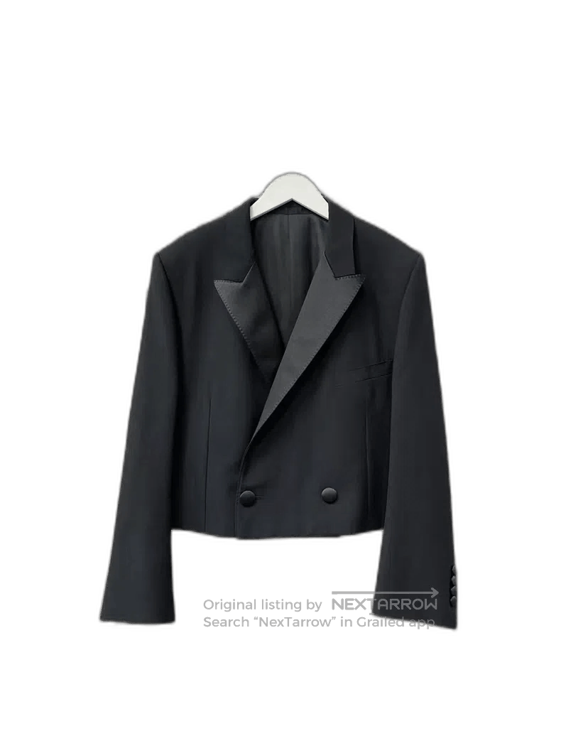 Celine Celine Satin Black Suit Jacket. Size US M / EU 48-50 / 2 - 1 Thumbnail