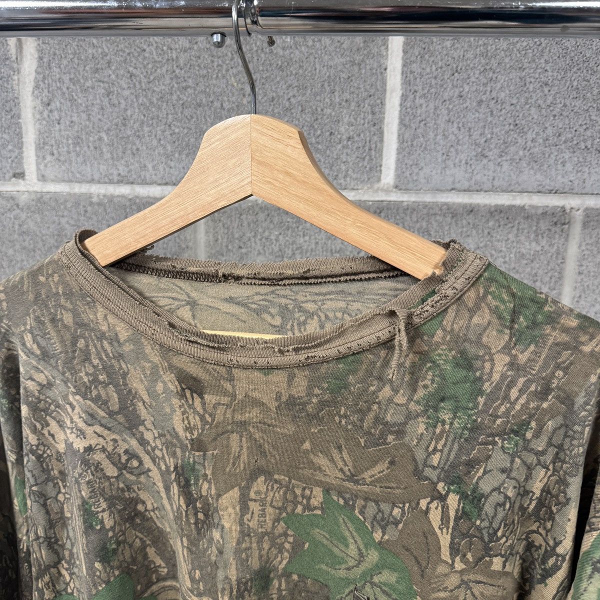 Vintage Thrashed Faded Distressed Dirty Camo Shirt ERD Grunge Chrome Size US L / EU 52-54 / 3 - 5 Thumbnail