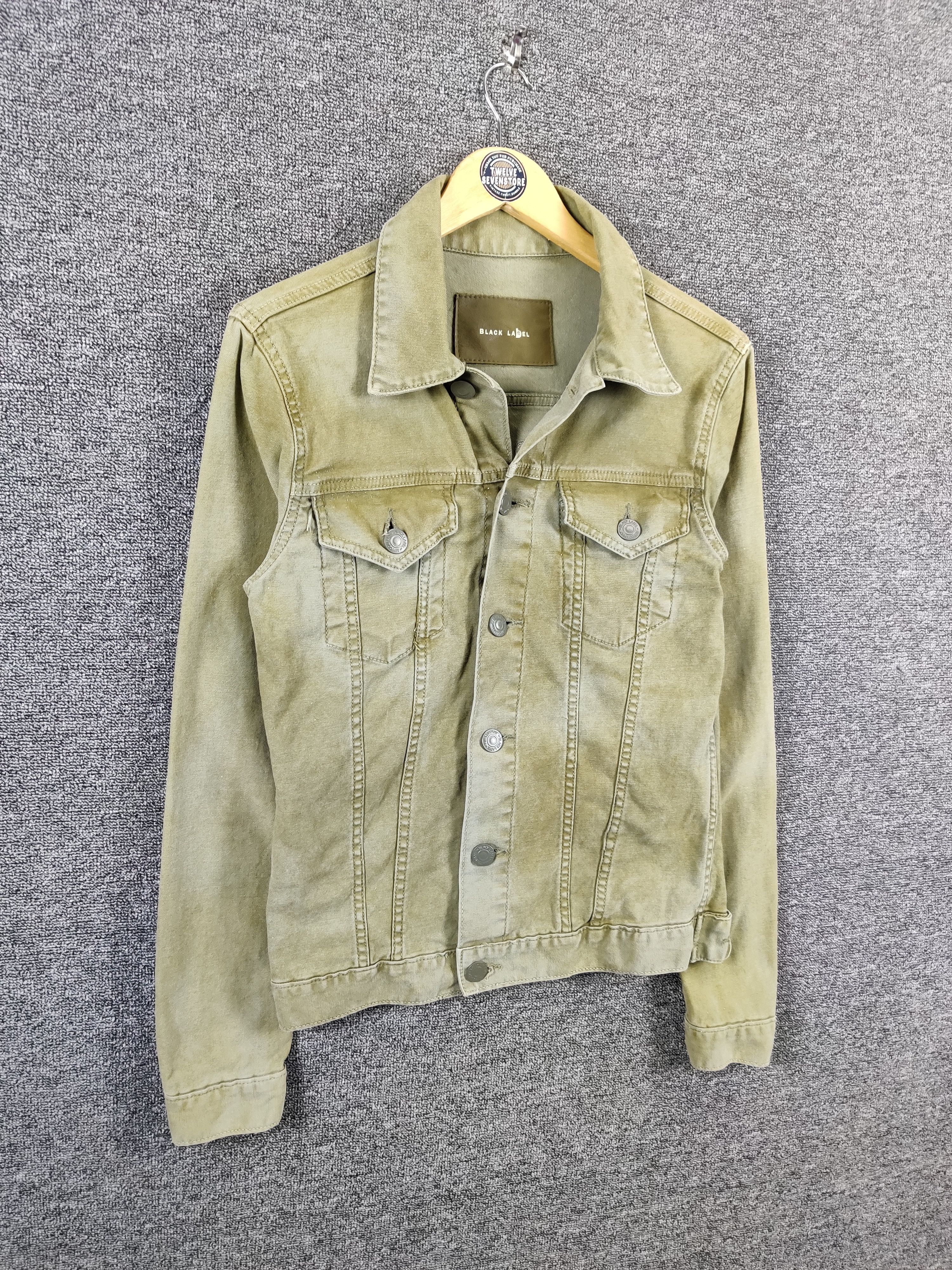 Black Label Vintage Black Label Trucker Olive Green Jacket Size US S / EU 44-46 / 1 - 7 Thumbnail