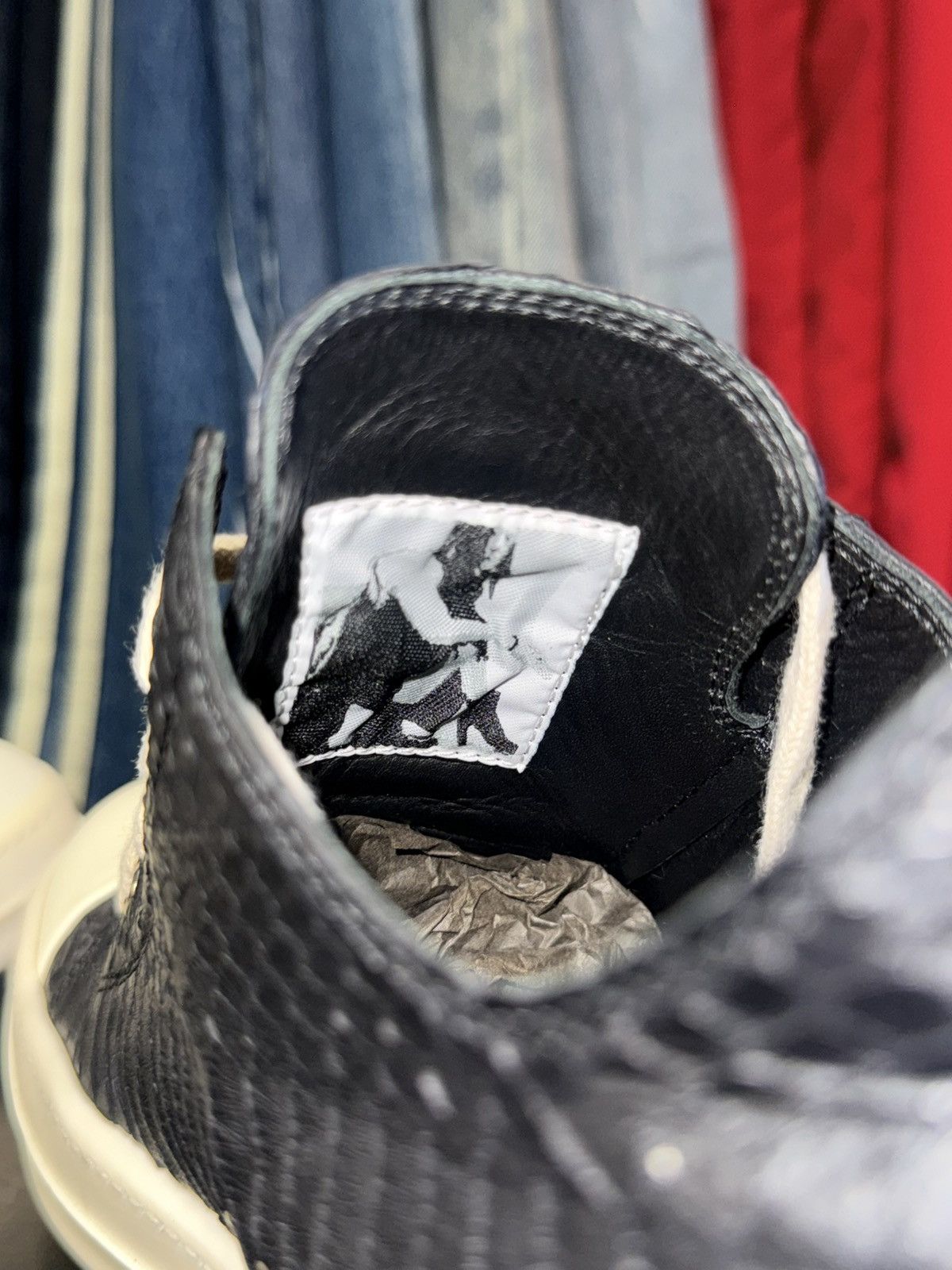 Rick Owens Rick owes python snake skin ramones Size US 8 / EU 41 - 9 Thumbnail