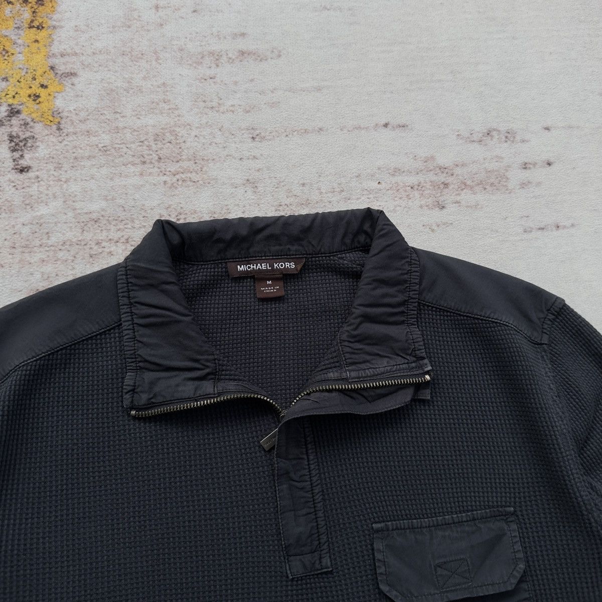 Michael Kors VINTAGE MICHAEL KORS WAFFLE LONG SLEEVE SHIRT Size US M / EU 48-50 / 2 - 5 Thumbnail