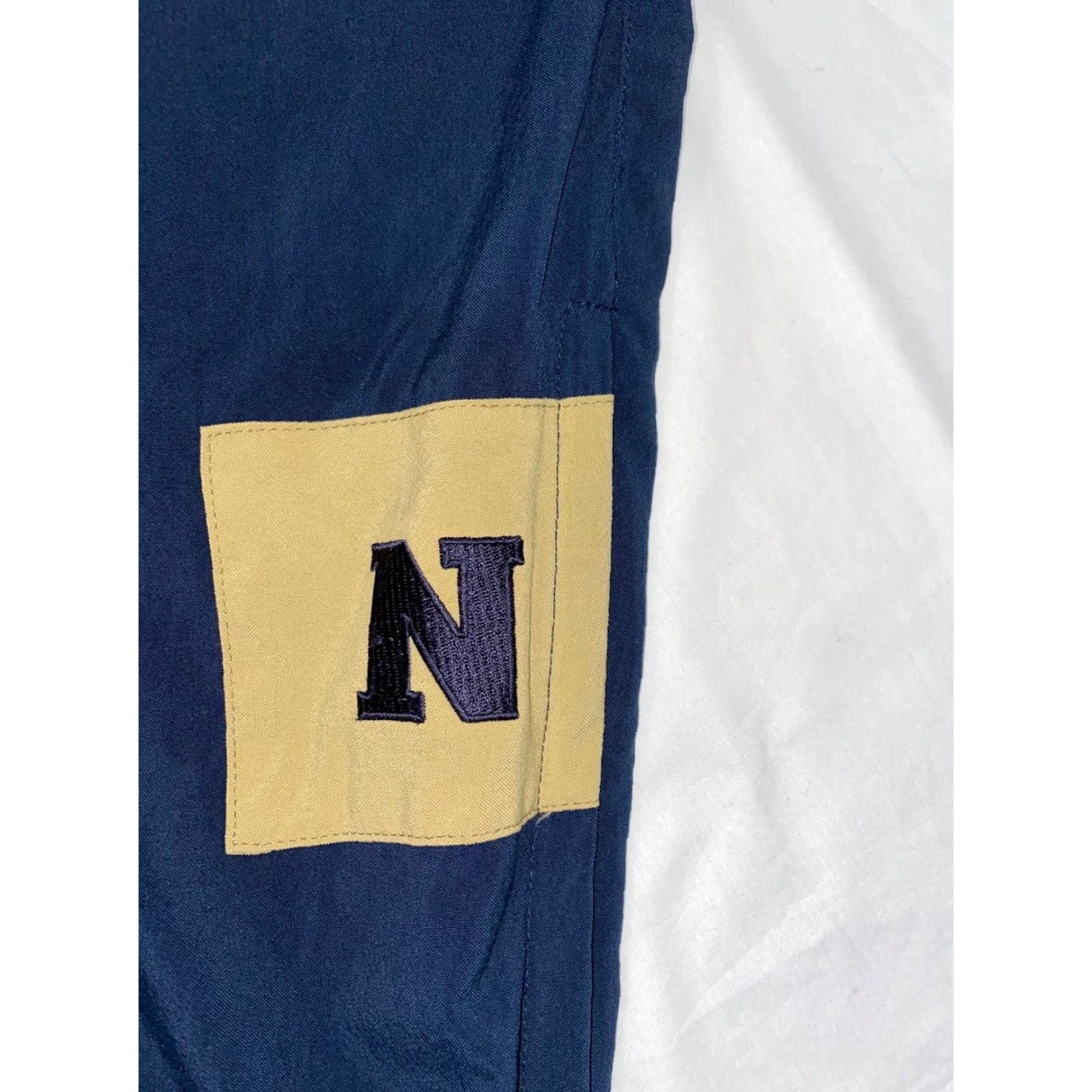 Vintage VINTAGE US Naval Academy Navy Pants Windbreaker US Navy XS Mens Track Pants 28in Inseam Size US 27 - 7 Thumbnail