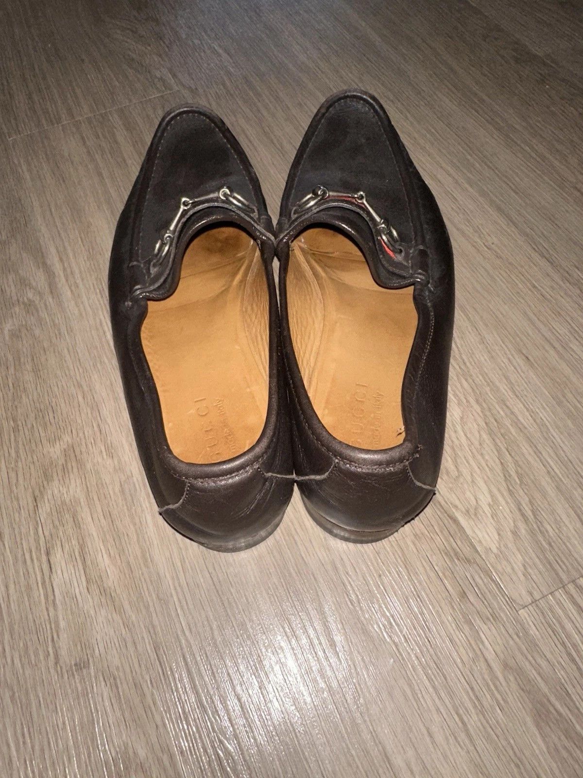 Gucci Gucci Horsebit Loafers Brown Leather 10.5 D Size US 10.5 / EU 43-44 - 4 Thumbnail
