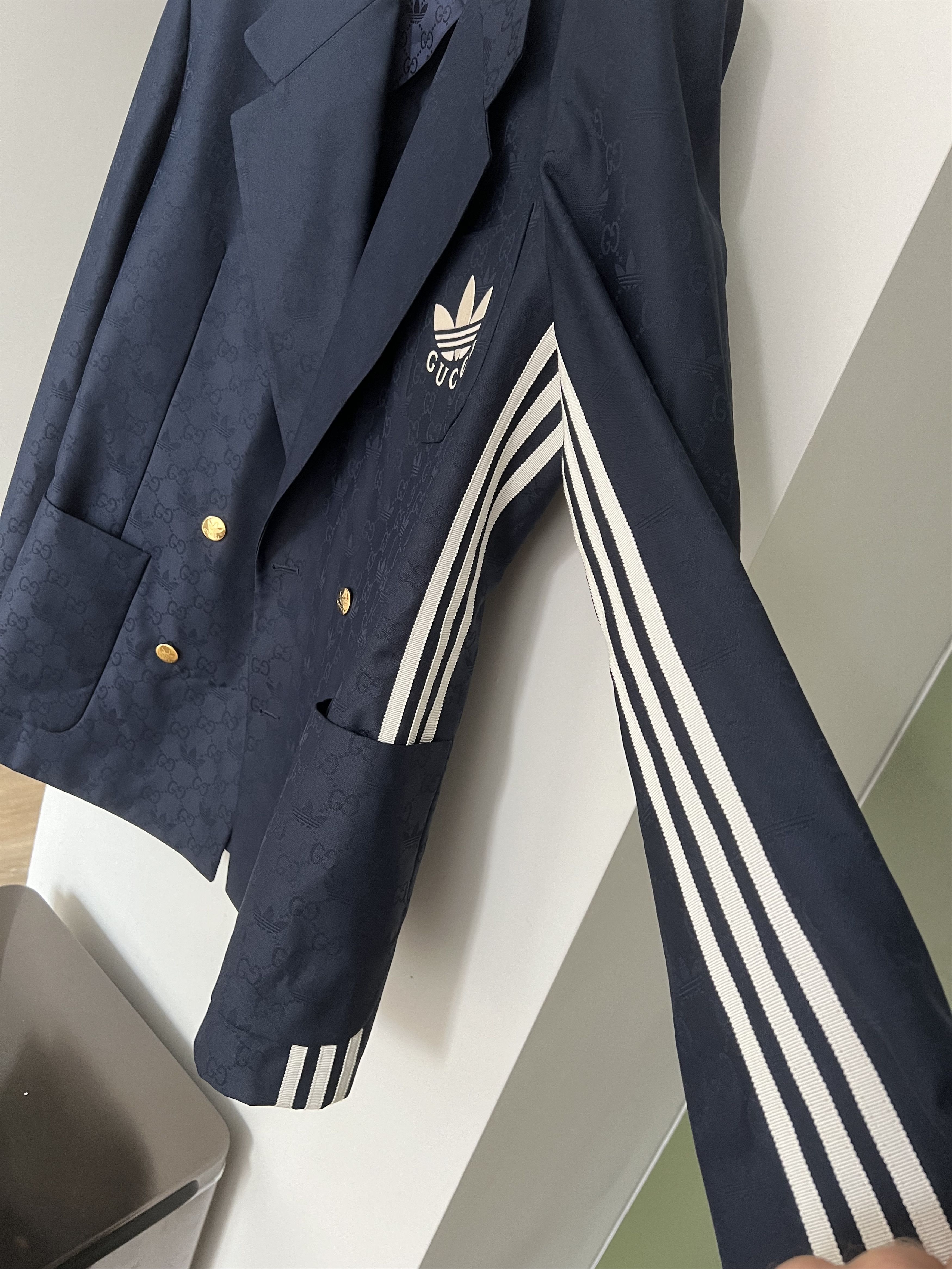 Adidas × Gucci Gucci x Adidas - Brand New Blazer Size 50R - 4 Thumbnail
