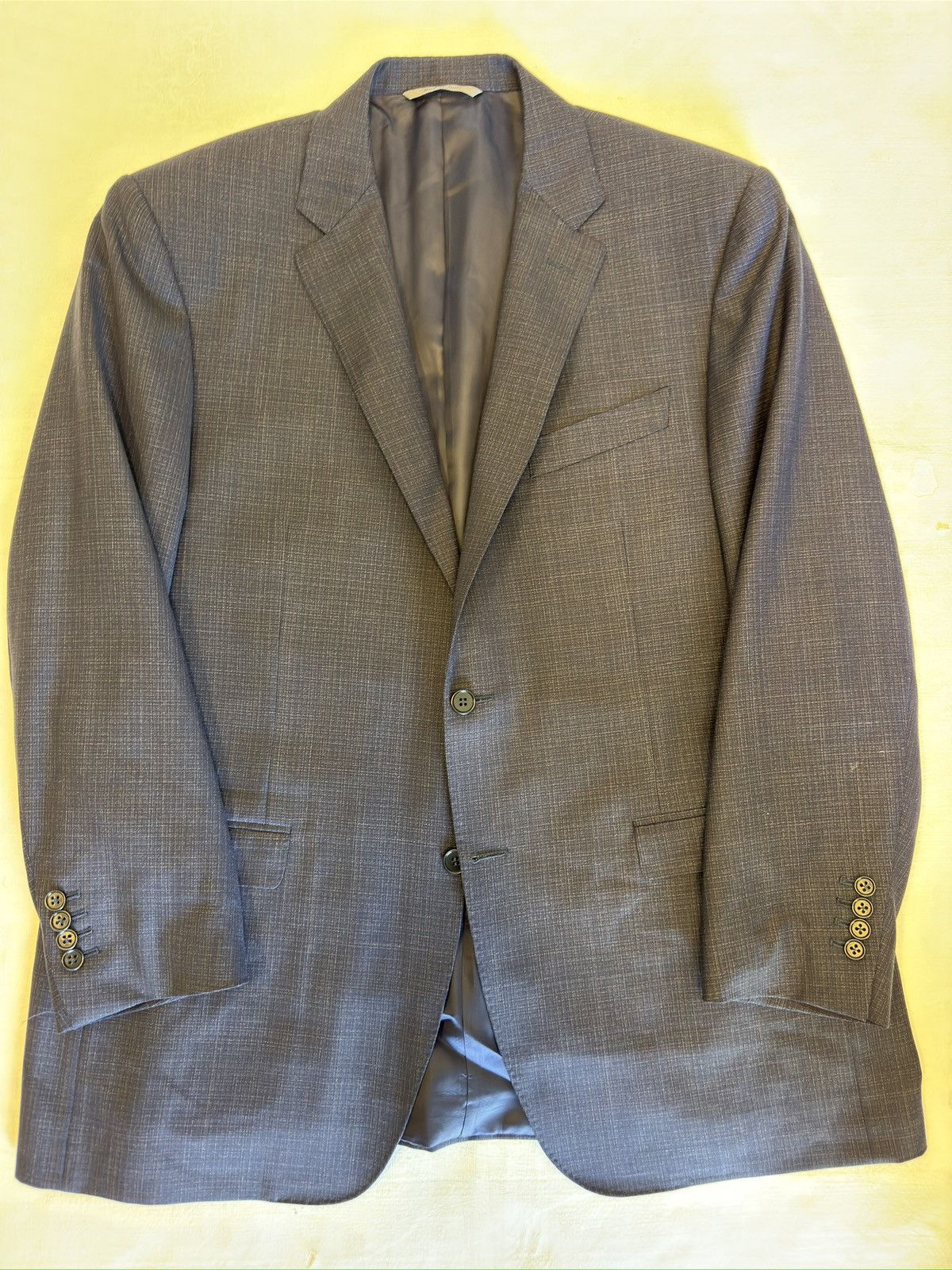 Canali CANALI Made in Italy Wool Subtle Check Jacket 46R $1695 Size 46R - 7 Thumbnail