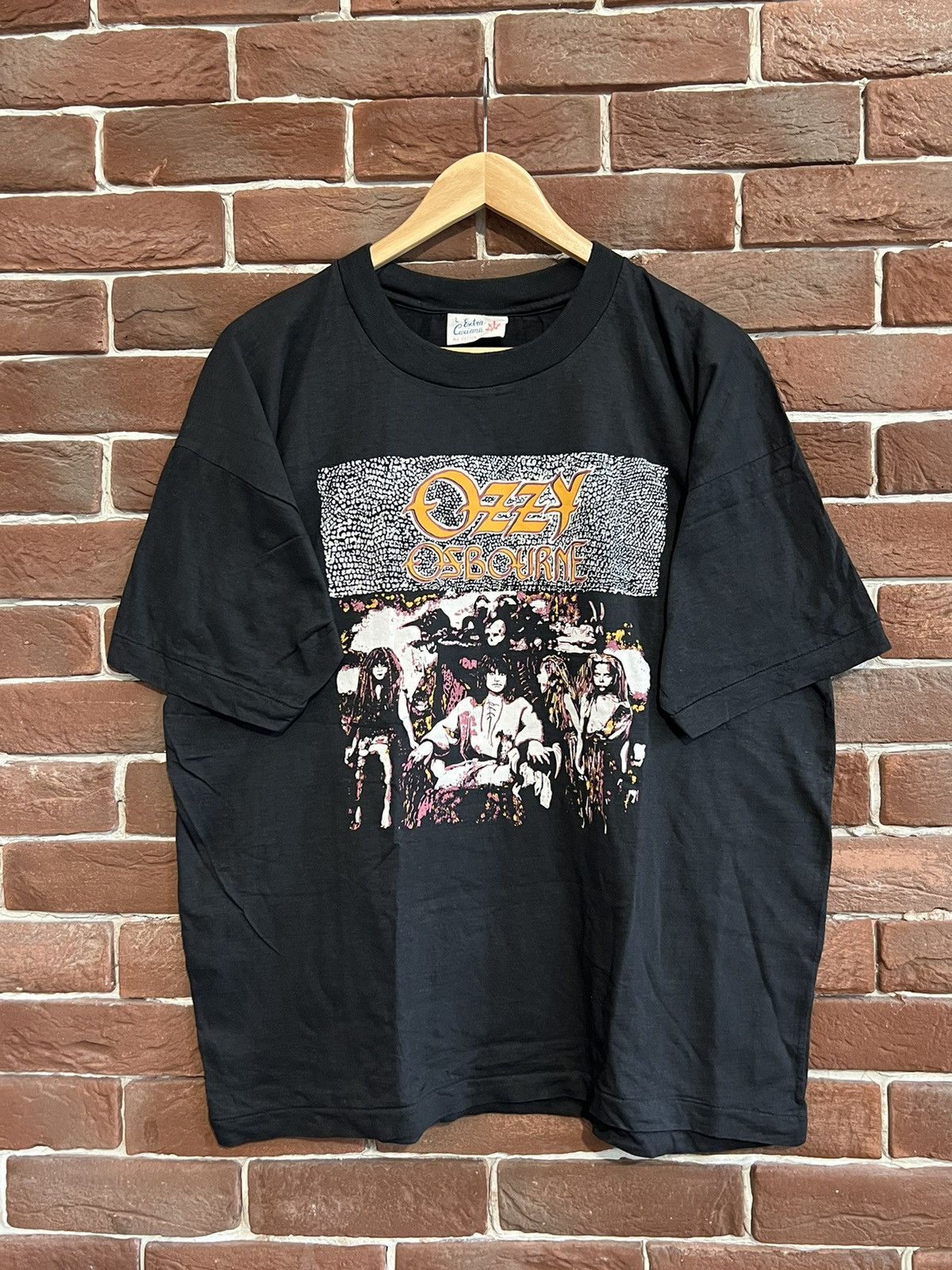 Band Tees Rare Vintage 90s Ozzy Osbourne Heavy Metal Band Tee Rare Size US L / EU 52-54 / 3 - 1 Thumbnail