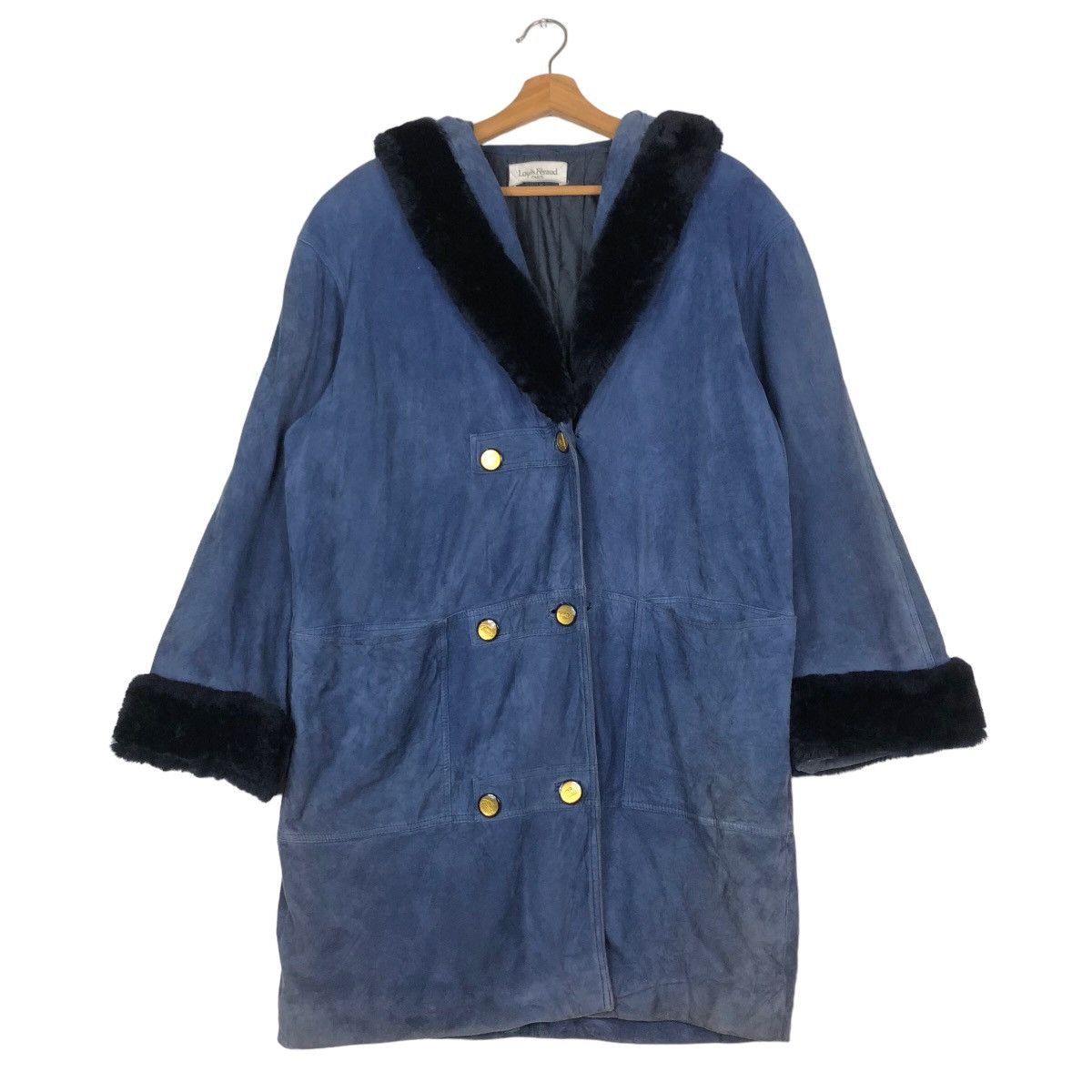Louis Feraud 🔥Vintage Long Jacket Louis Feraud Paris Mink Fur Hoodie Size US M / EU 48-50 / 2 - 1 Thumbnail