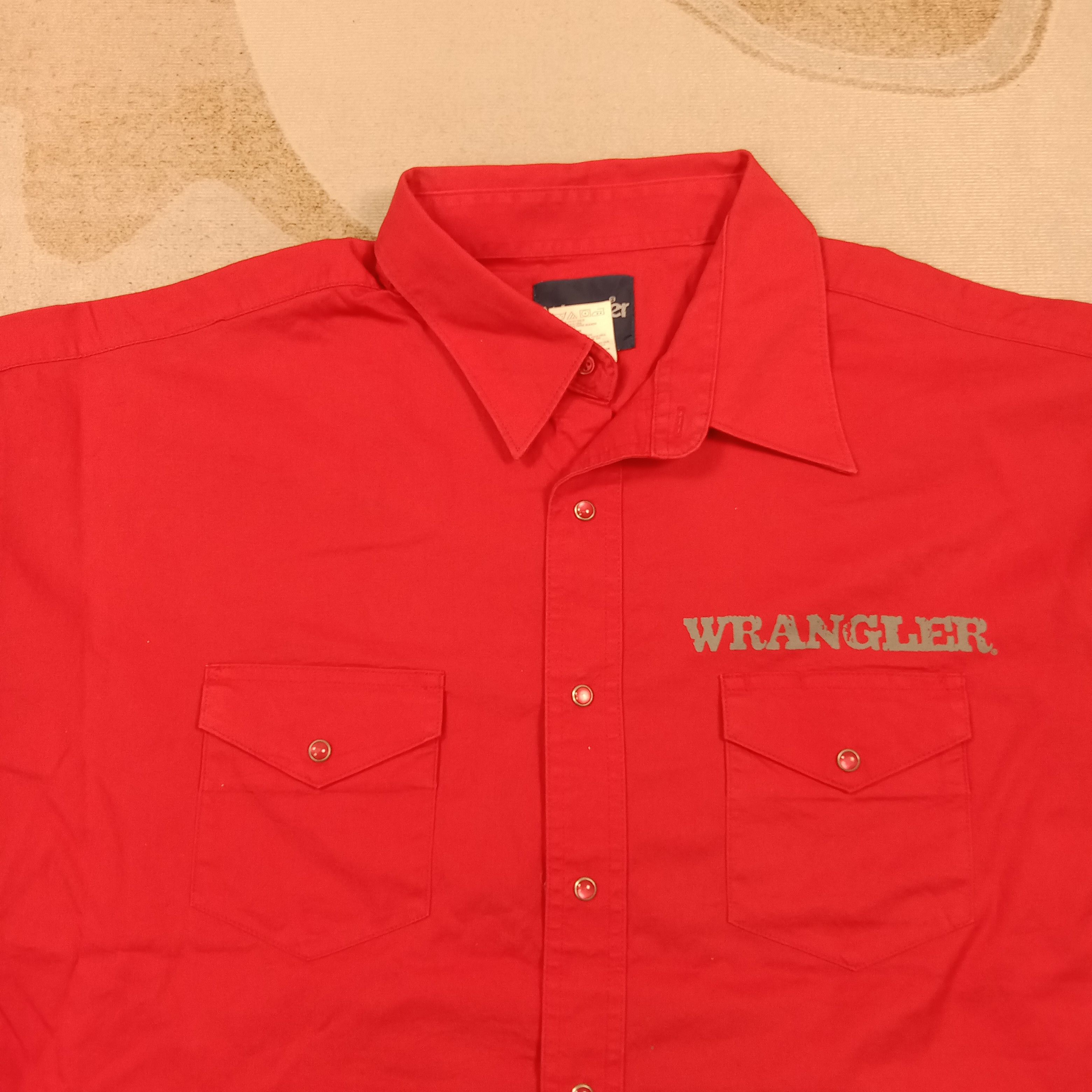 Wrangler Wrangler Big Size Shirt Button Up C276N61 Size US XXL / EU 58 / 5 - 4 Thumbnail