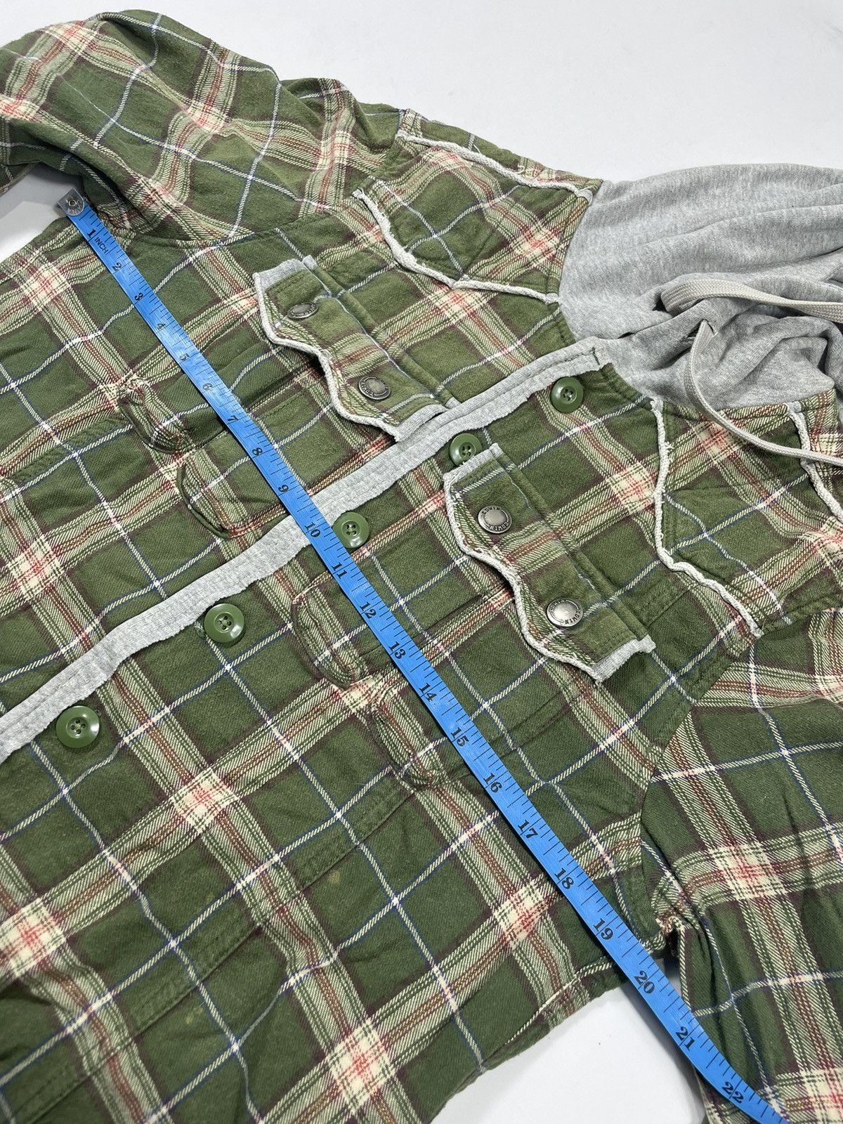 Edwin × Japanese Brand × Vintage Edwind Western Flanel Hoodie Size US M / EU 48-50 / 2 - 9 Thumbnail