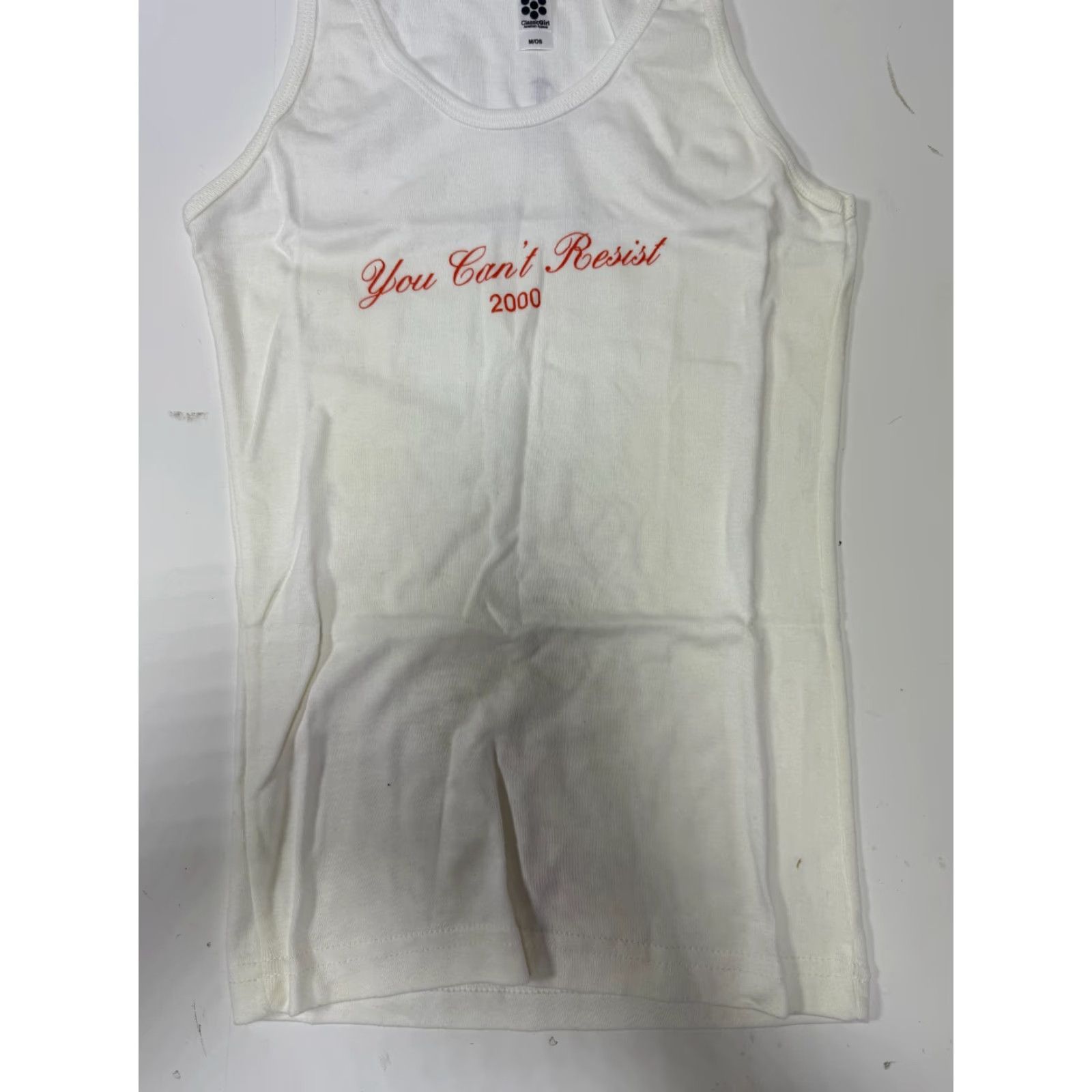 J Brand VINTAGE Classic Girl T-Shirt JESSICA Adult Medium White Collectible Mens Size M / US 6-8 / IT 42-44 - 2 Thumbnail