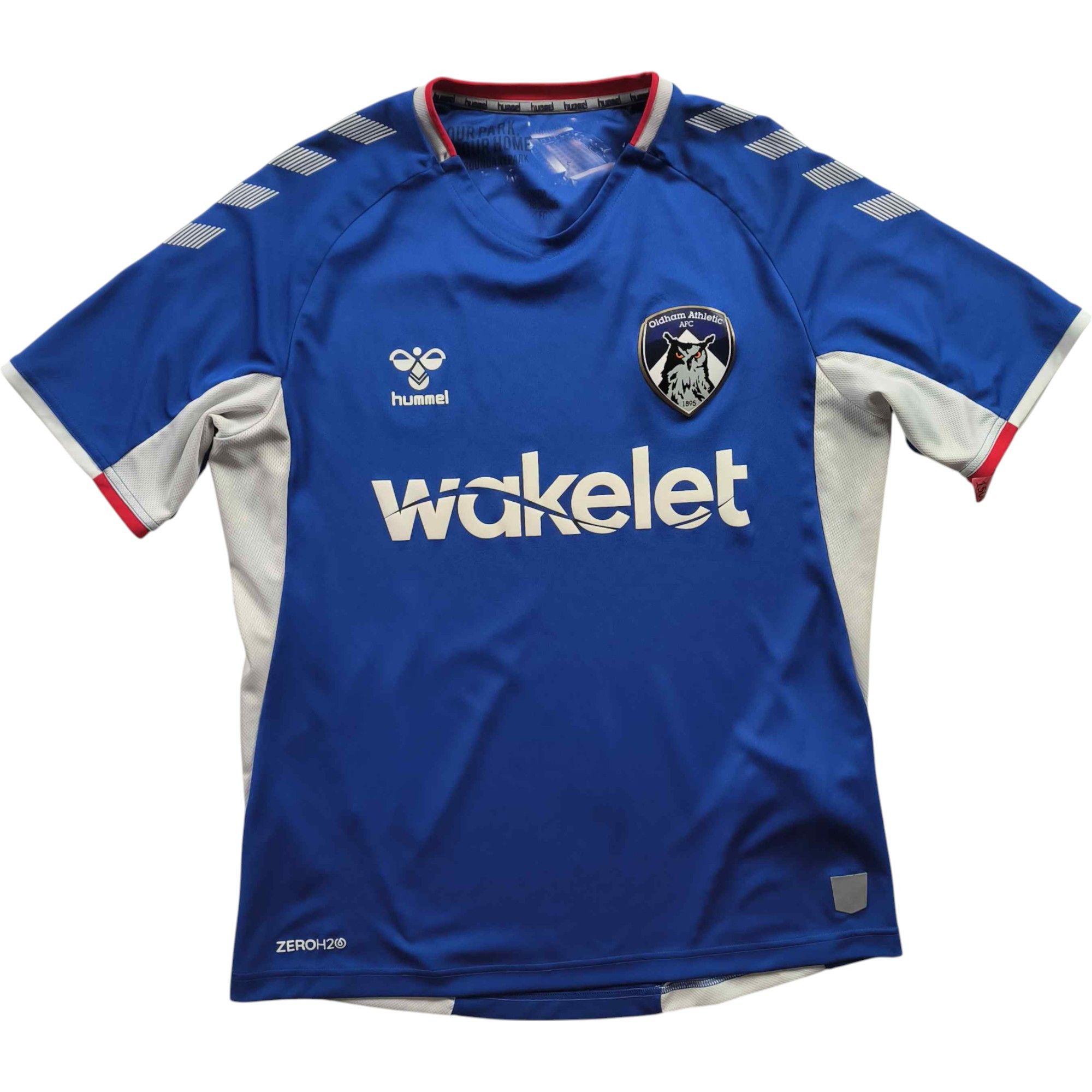 Oldham Athletic 2019-20 Hummel home football jersey size L
