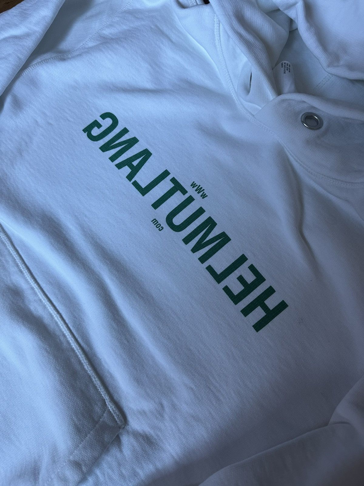 Helmut Lang Helmut Lang Hoodie Reverse Logo Size US L / EU 52-54 / 3 - 1 Thumbnail