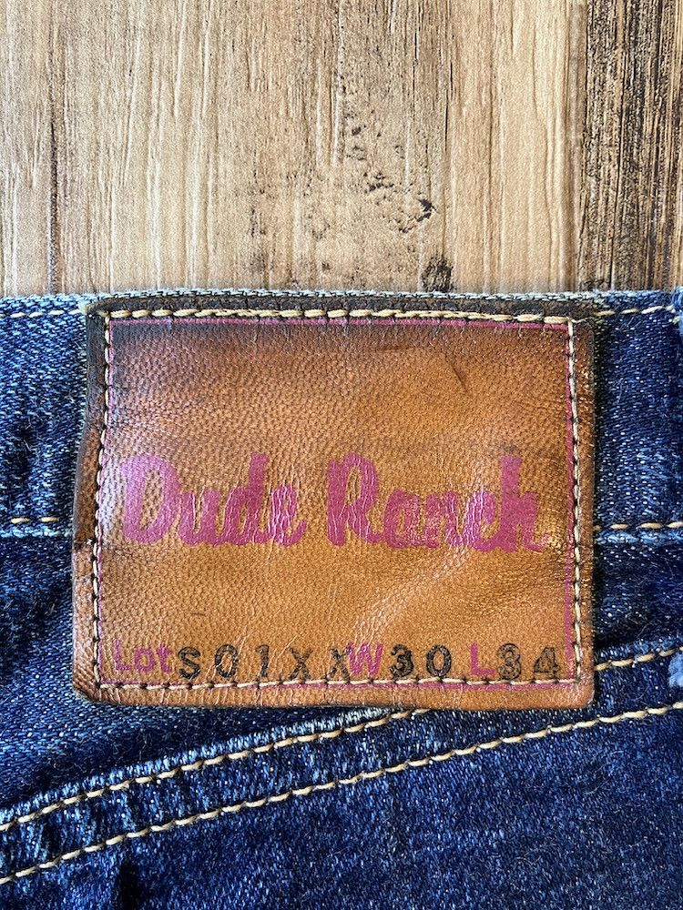 Japanese Brand DUDE RANCH S01XX W30 x L31 90s Vintage Japanese Selvedge Size US 30 / EU 46 - 2 Thumbnail
