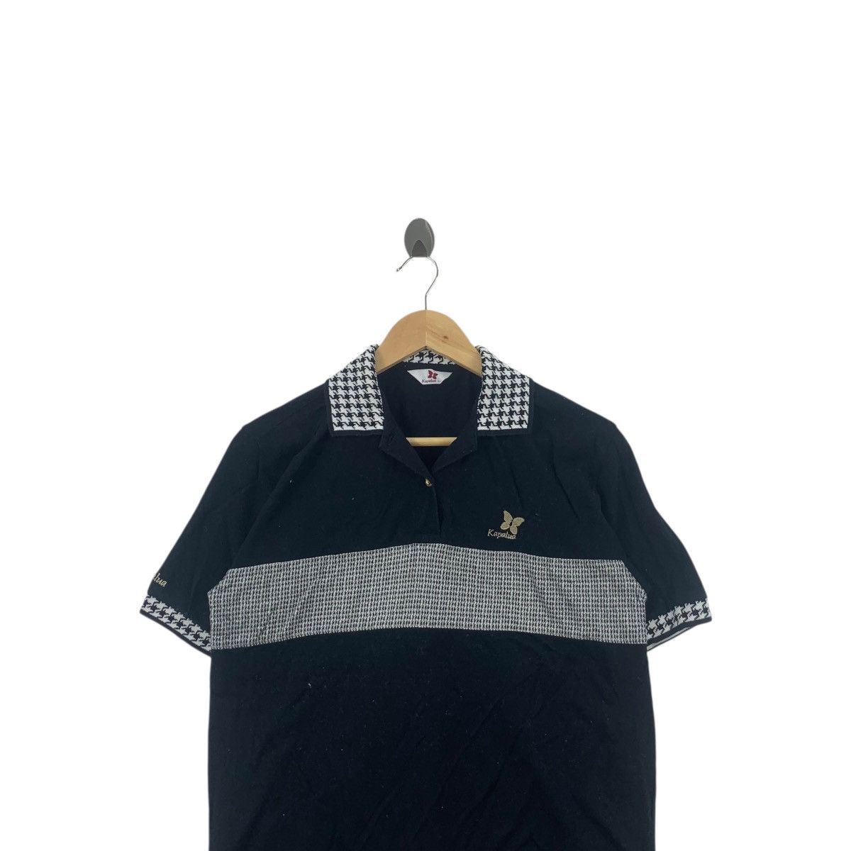 Vintage Vintage KAPALUA HAWAII MAUI Houndstooth Polo Tee Shirt Top Size US L / EU 52-54 / 3 - 2 Thumbnail