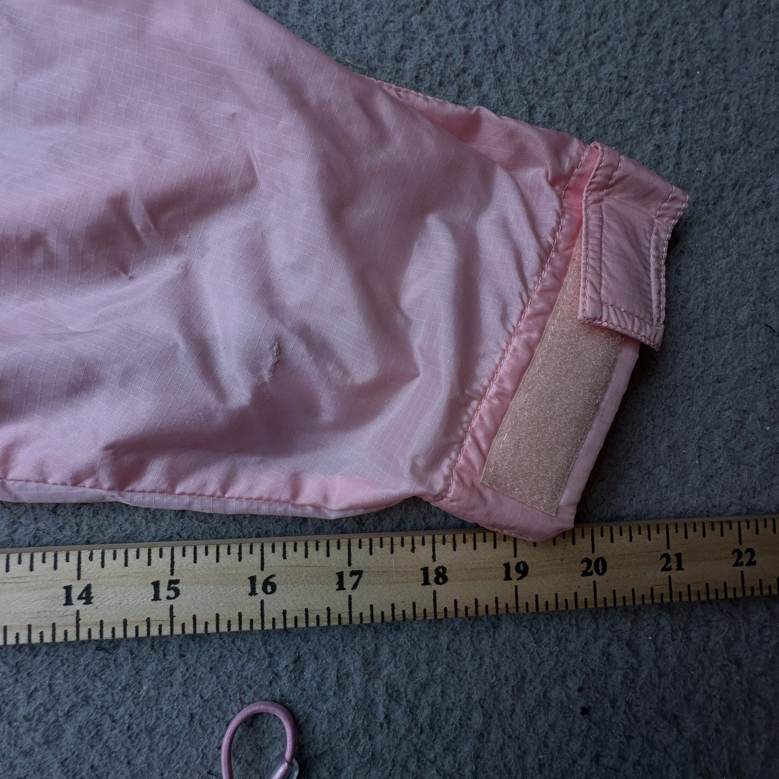 L.L. Bean LL Bean Pink Ripstop Hooded Windbreaker Jacket Womens Large Size L / US 10 / IT 46 - 4 Thumbnail