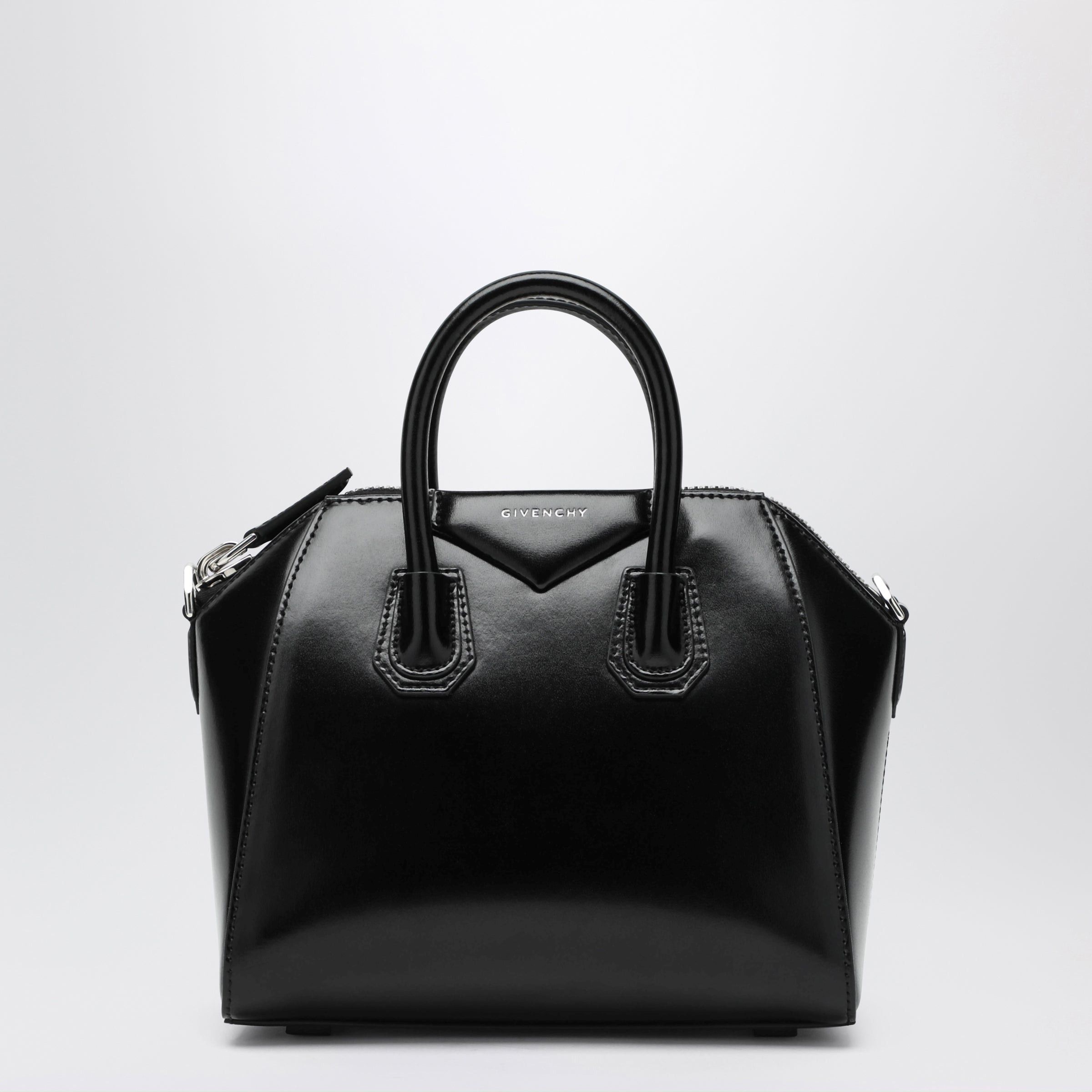 Givenchy Givenchy Black Antigona Mini Leather Bag Size ONE SIZE - 1 Thumbnail