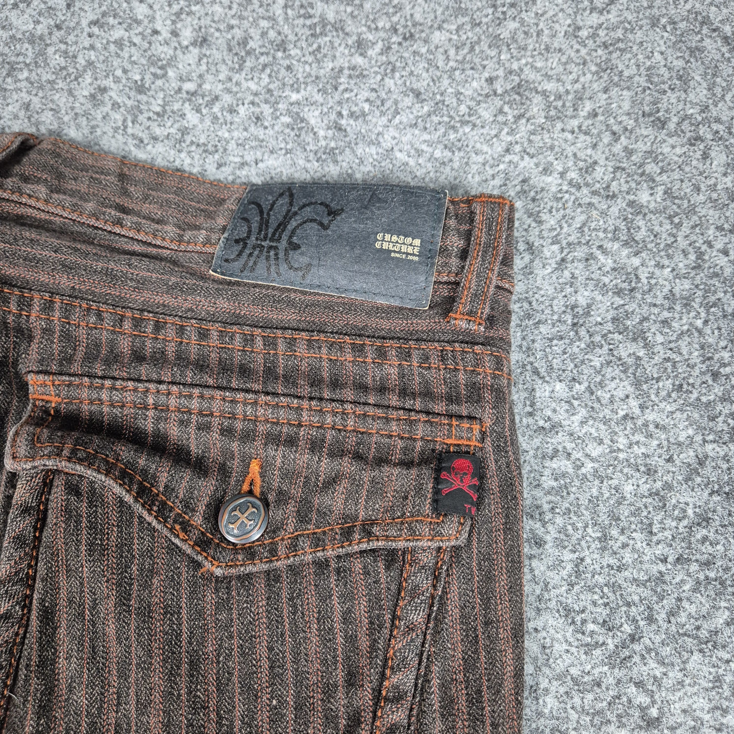 Japanese Brand Custom Culture spiral cut flared pants Size US 33 - 8 Thumbnail