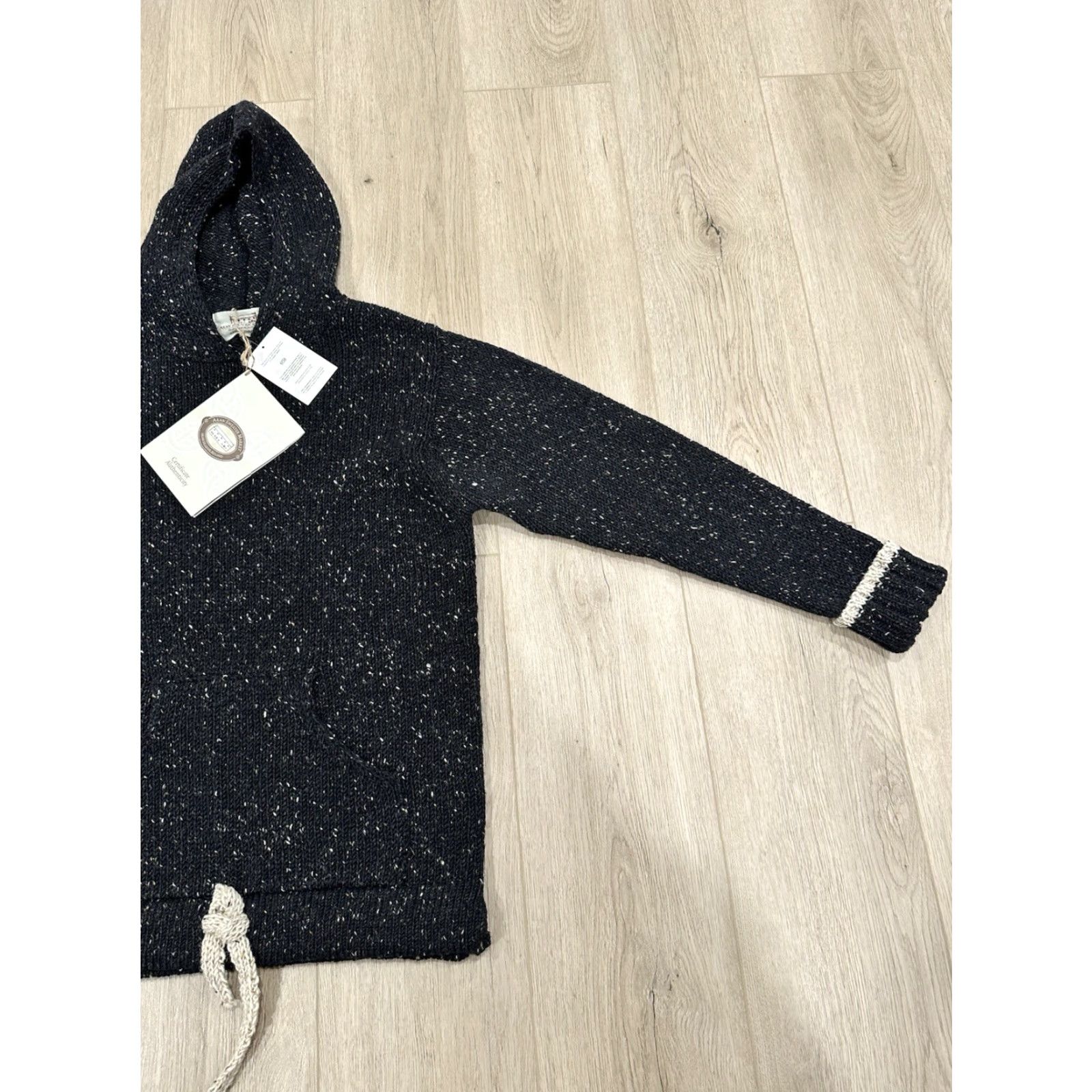 KangaROOS NWT ARAN Long Sleeve Kangaroo Pocket Hooded Knit Sweater Grey Men's Sz Medium Size US M / EU 48-50 / 2 - 2 Thumbnail