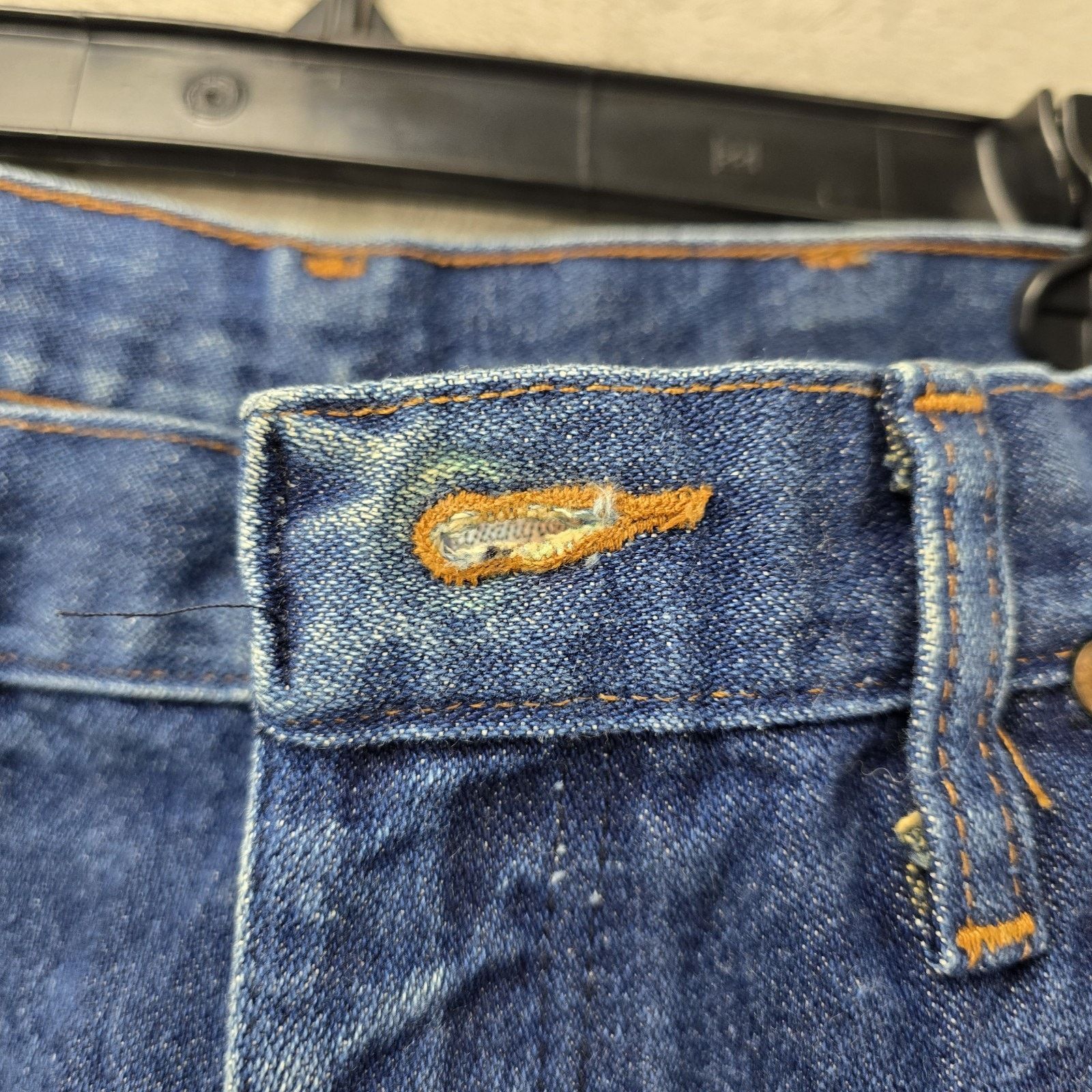 Wrangler Vtg 70s Wrangler 13MWZ Jeans Womens 12 (28x31) Scovill USA Size 34" / US 12 / IT 48 - 6 Thumbnail