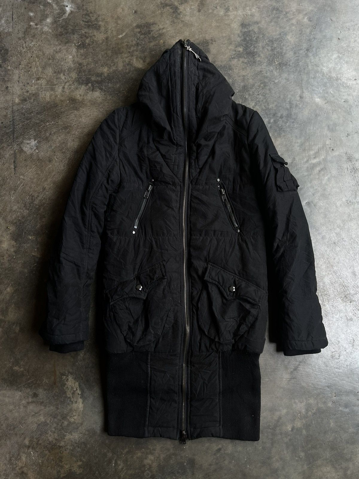 Isamu Katayama Backlash JAPANESE SPIRALGIRL FULL ZIP PARKA GOTHIC SEDITIONARIES PUNK Size US M / EU 48-50 / 2 - 1 Thumbnail