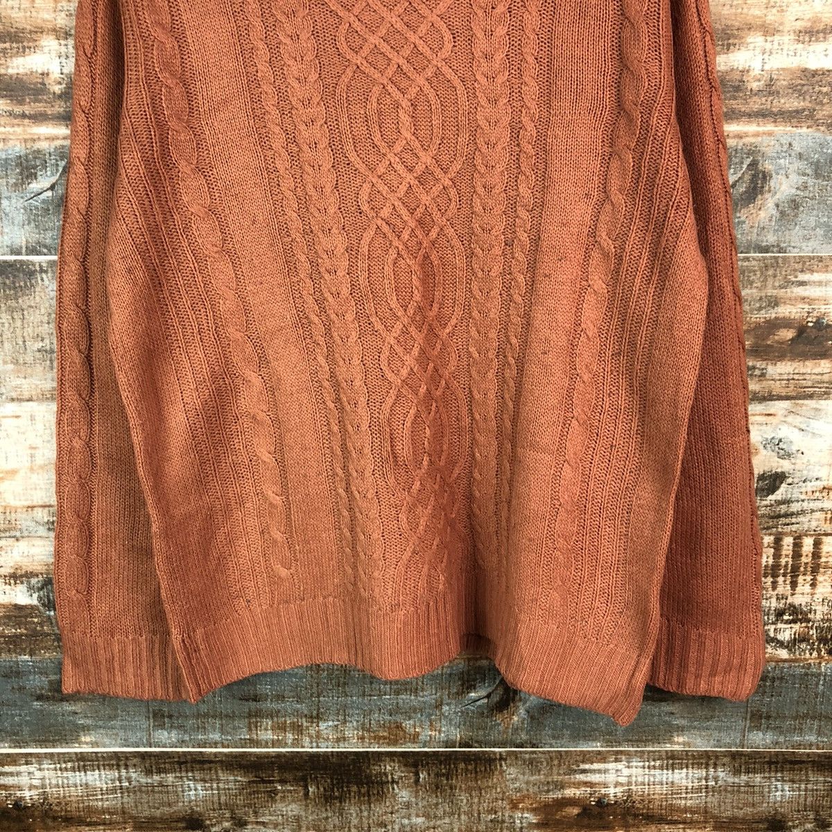 Homespun Knitwear × Japanese Brand Japan vintage Pink cable Knitwear #A1746 Size M / US 6-8 / IT 42-44 - 6 Thumbnail