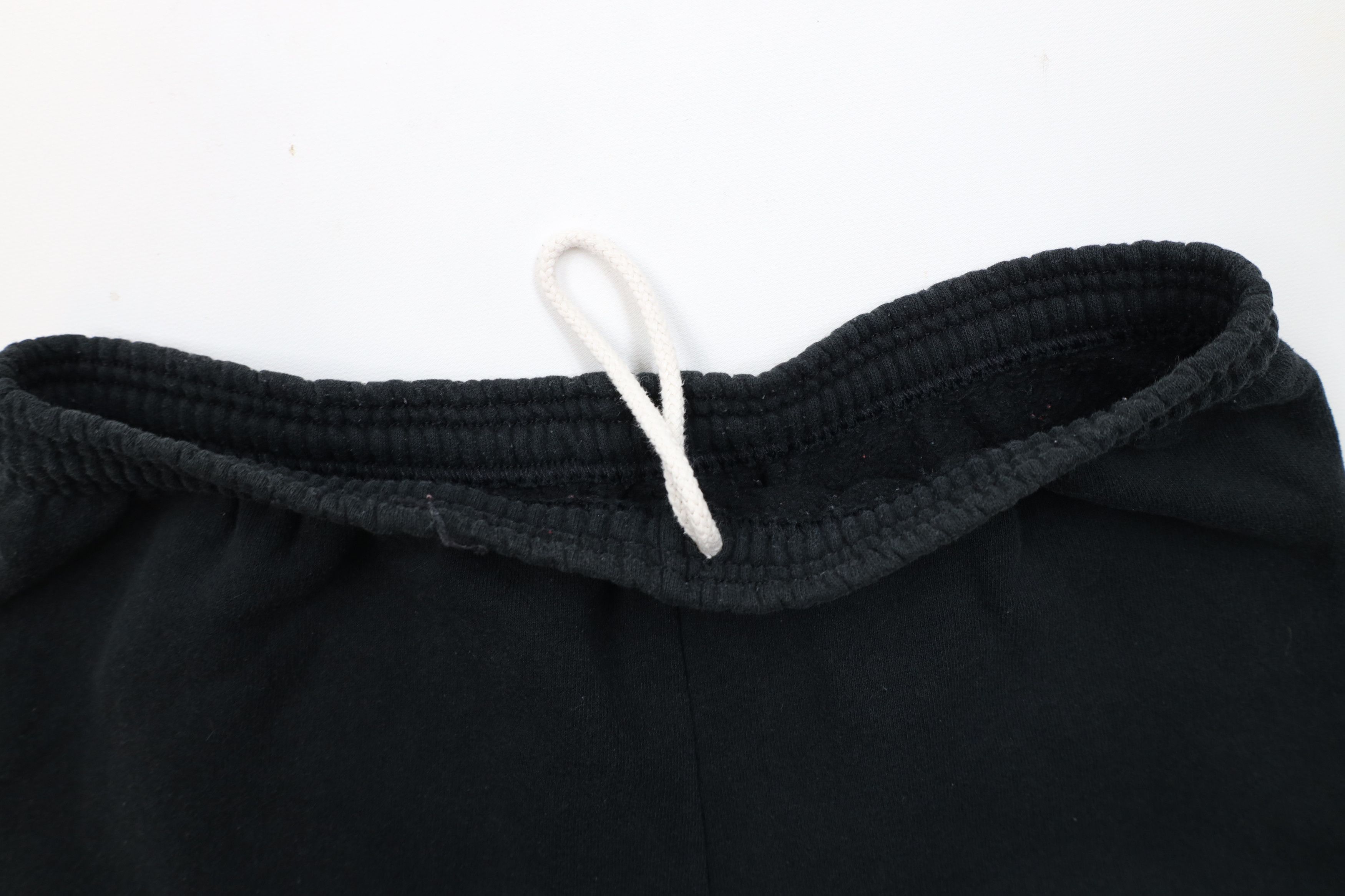 Vintage Vintage 90s Streetwear Cuffed Sweatpants Joggers Black USA Size US 36 / EU 52 - 6 Thumbnail