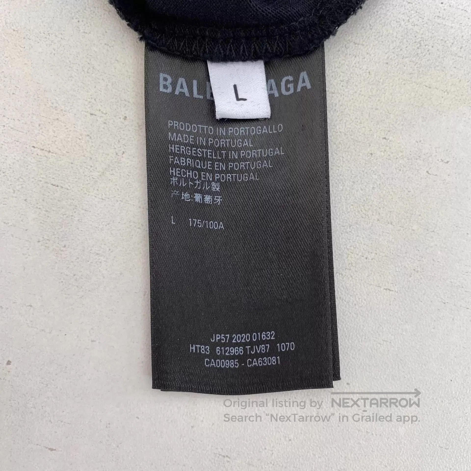 Balenciaga Black Short-Sleeve Oversized Shirt. Size US L / EU 52-54 / 3 - 8 Thumbnail