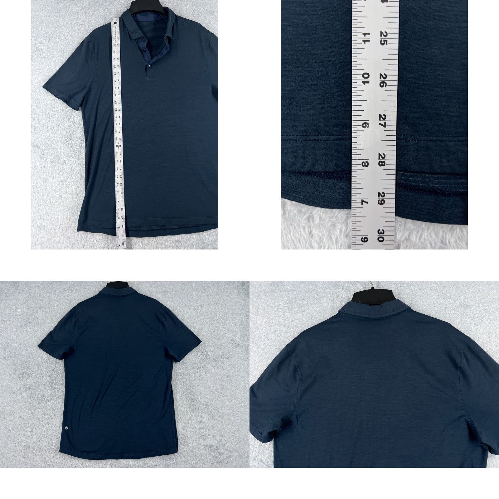 Lululemon Lululemon Shirt Adult Medium Blue Short Sleeve Golf Golfer Workwear Comfort Size US M / EU 48-50 / 2 - 8 Thumbnail